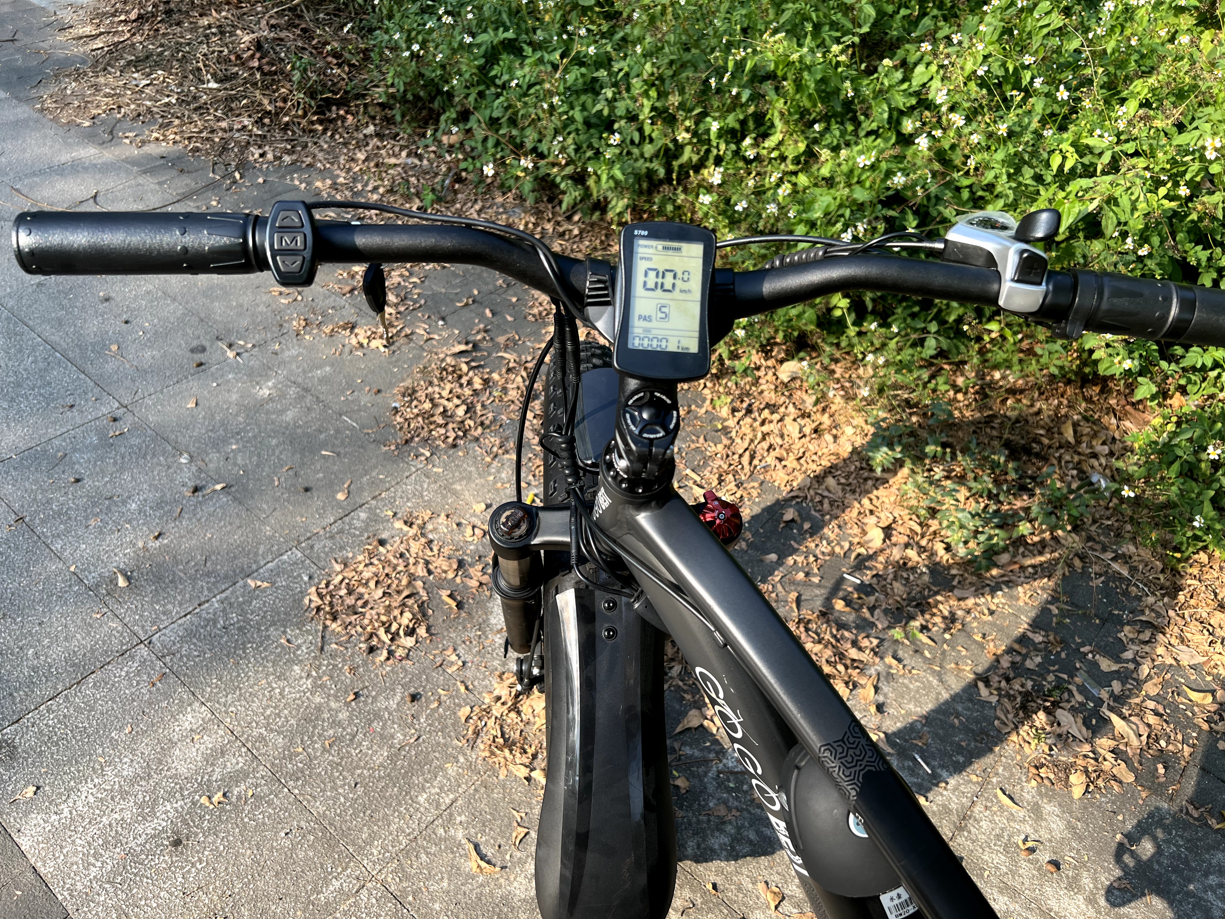 electric bike handlebars