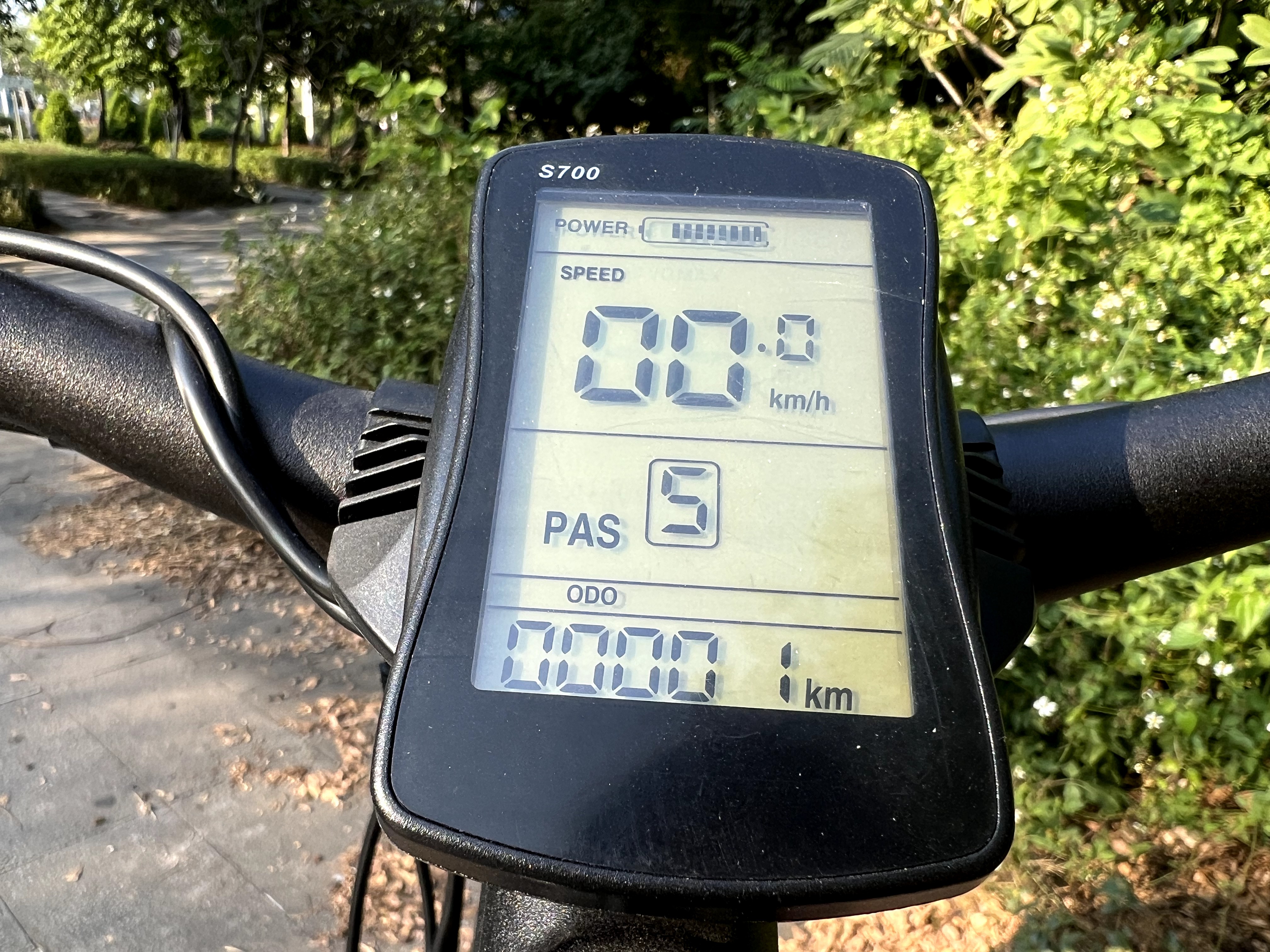 electric bike speedometer display