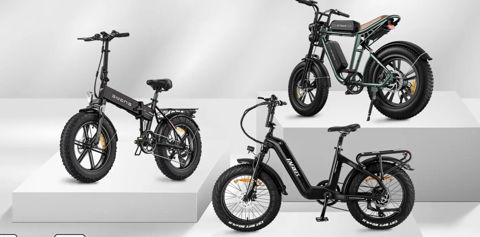 electric bikes display