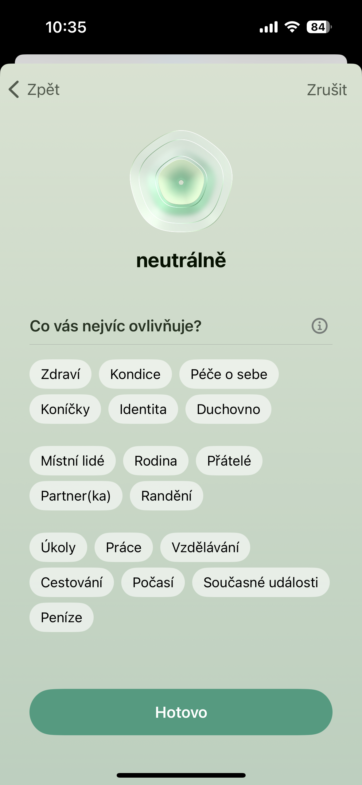 emotion influence options