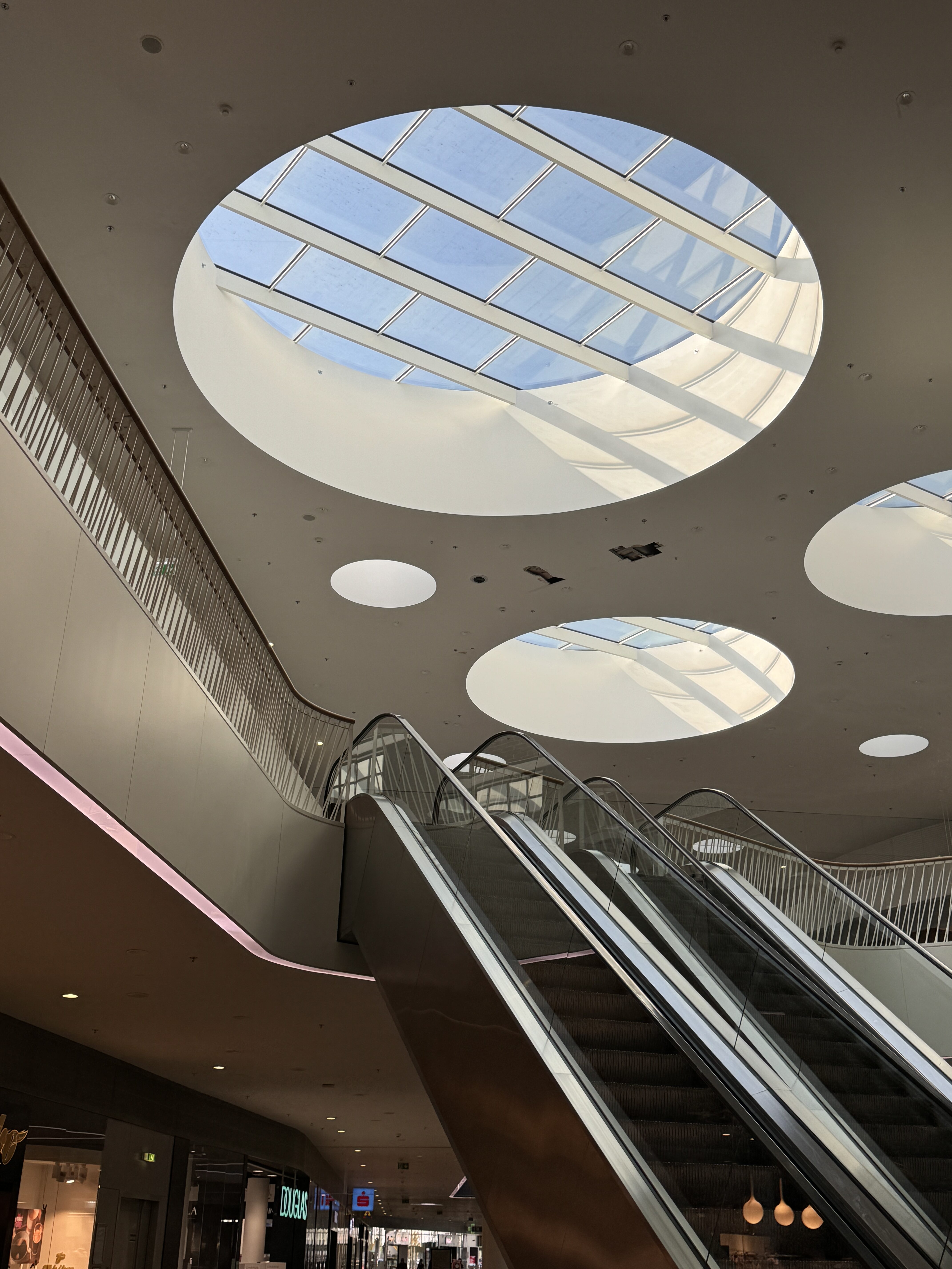 escalator mall interior
