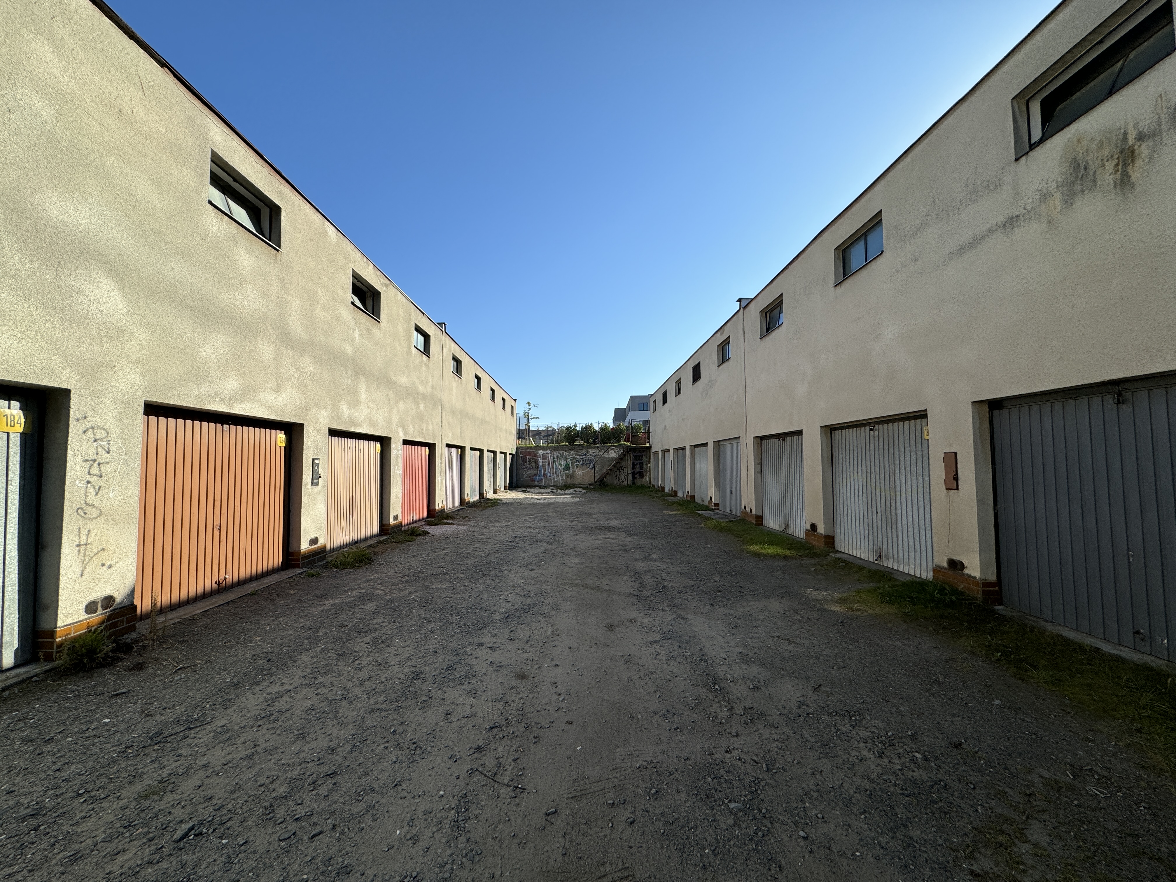 garage doors alleyway