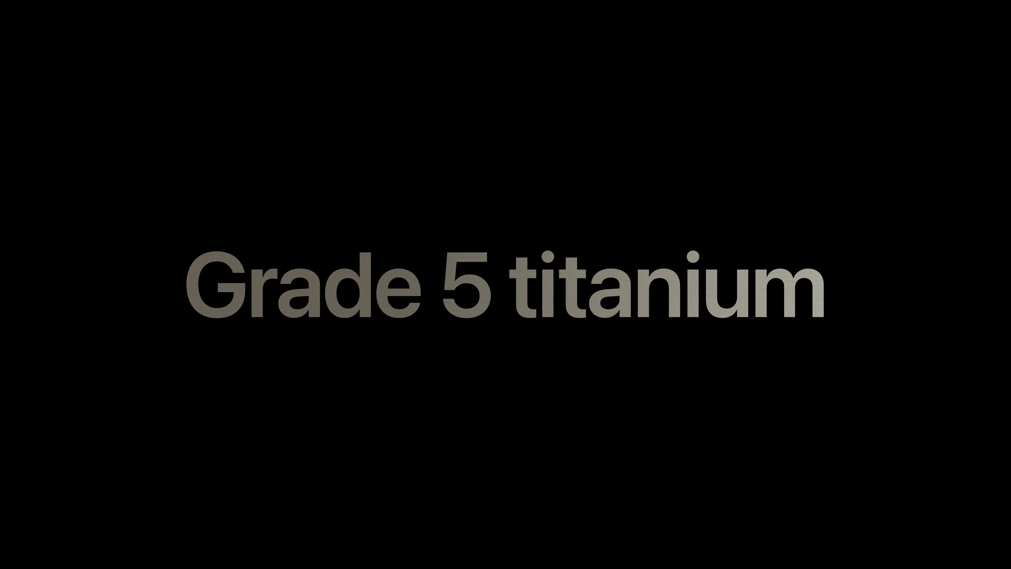 grade 5 titanium text