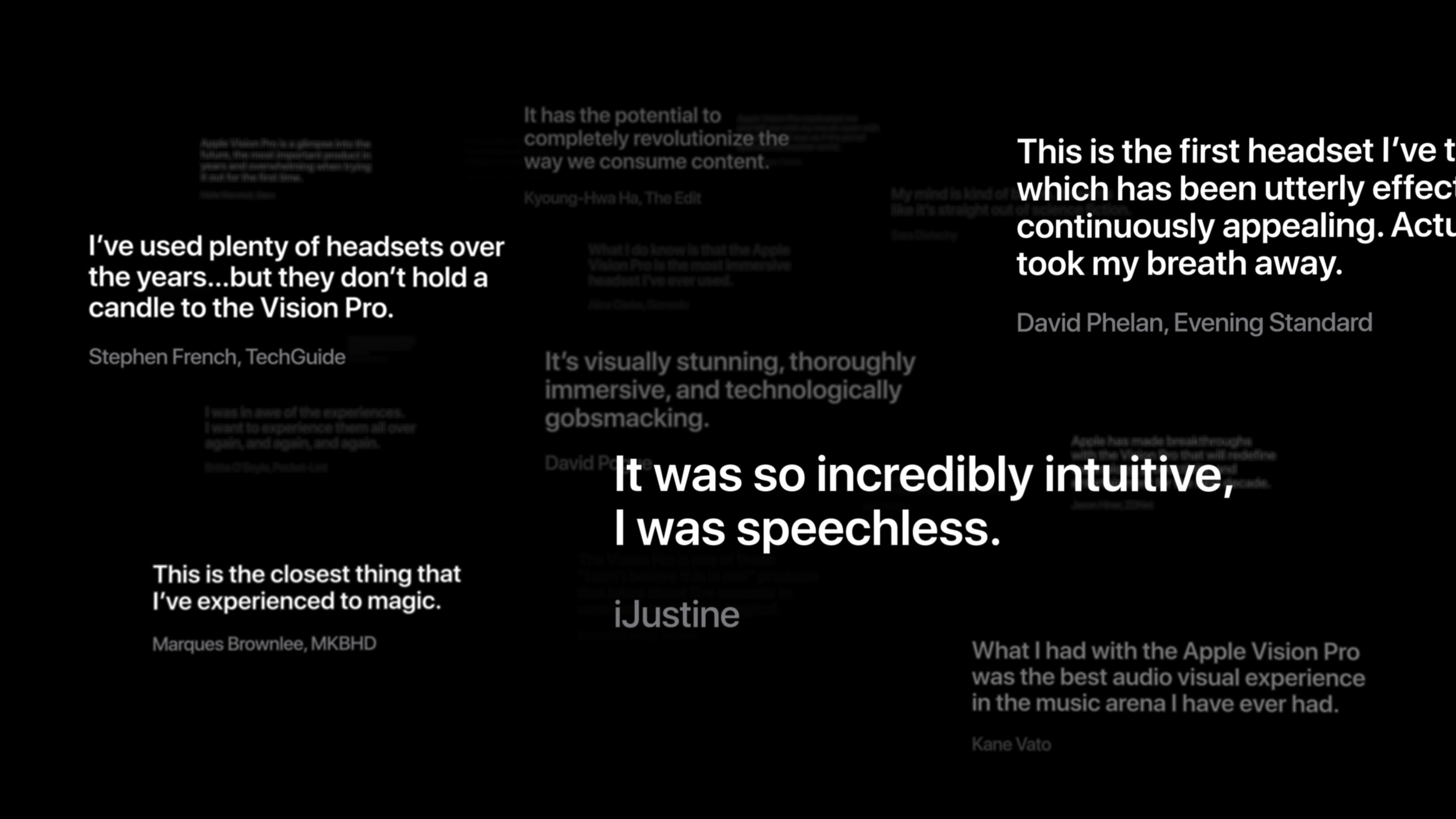 incredibly intuitive vision pro