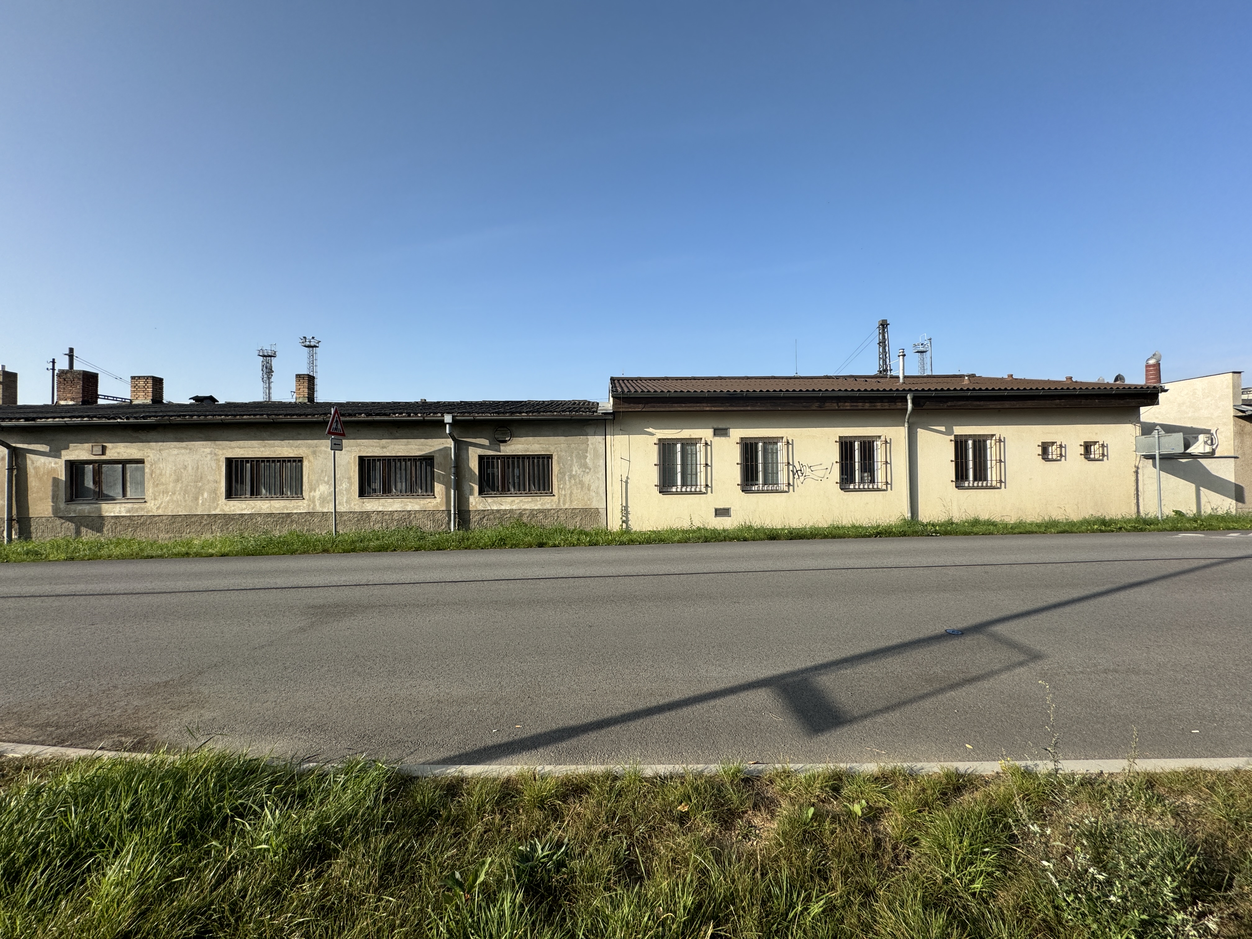 industrial building roadside