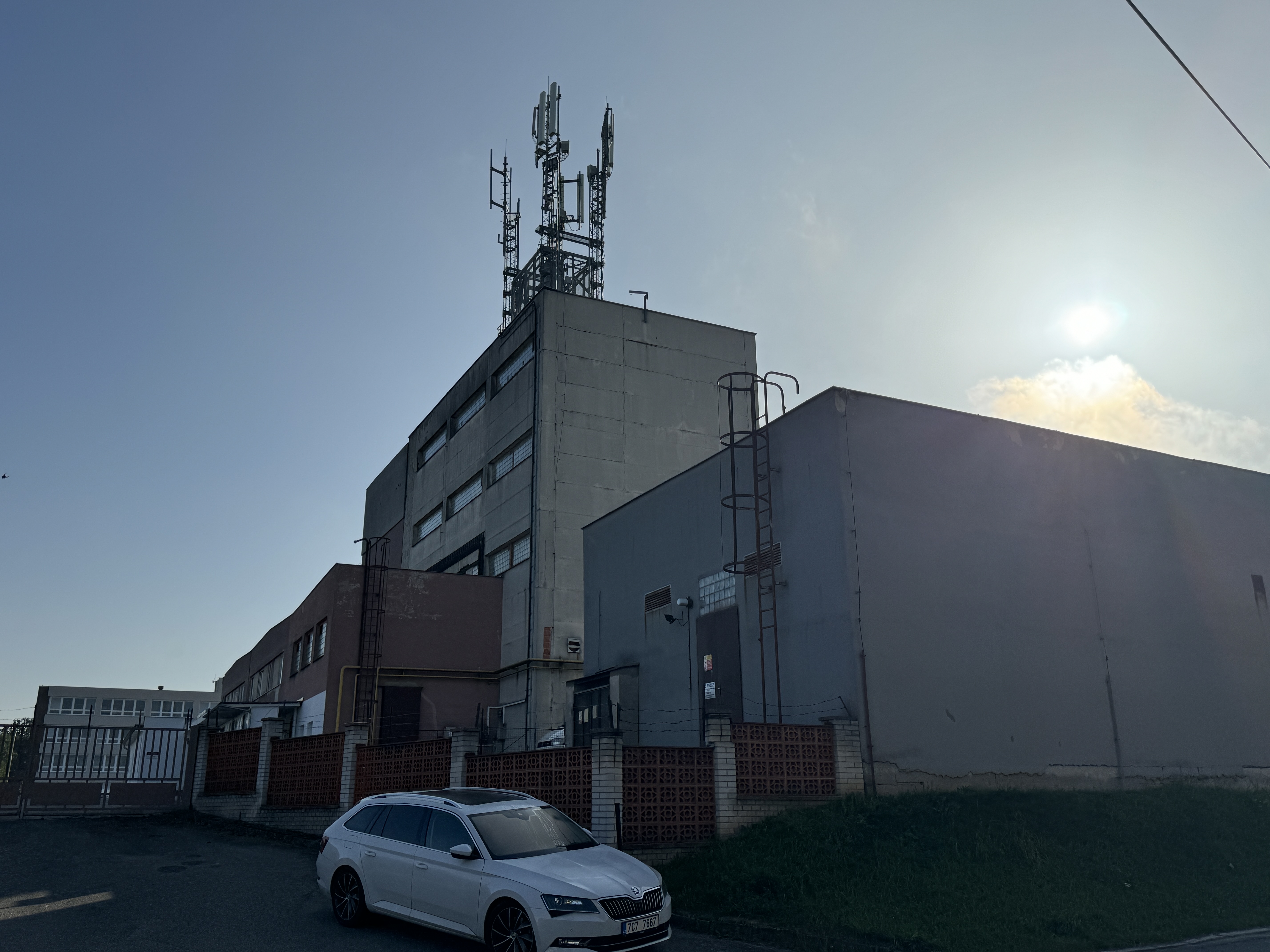 industrial building rooftop