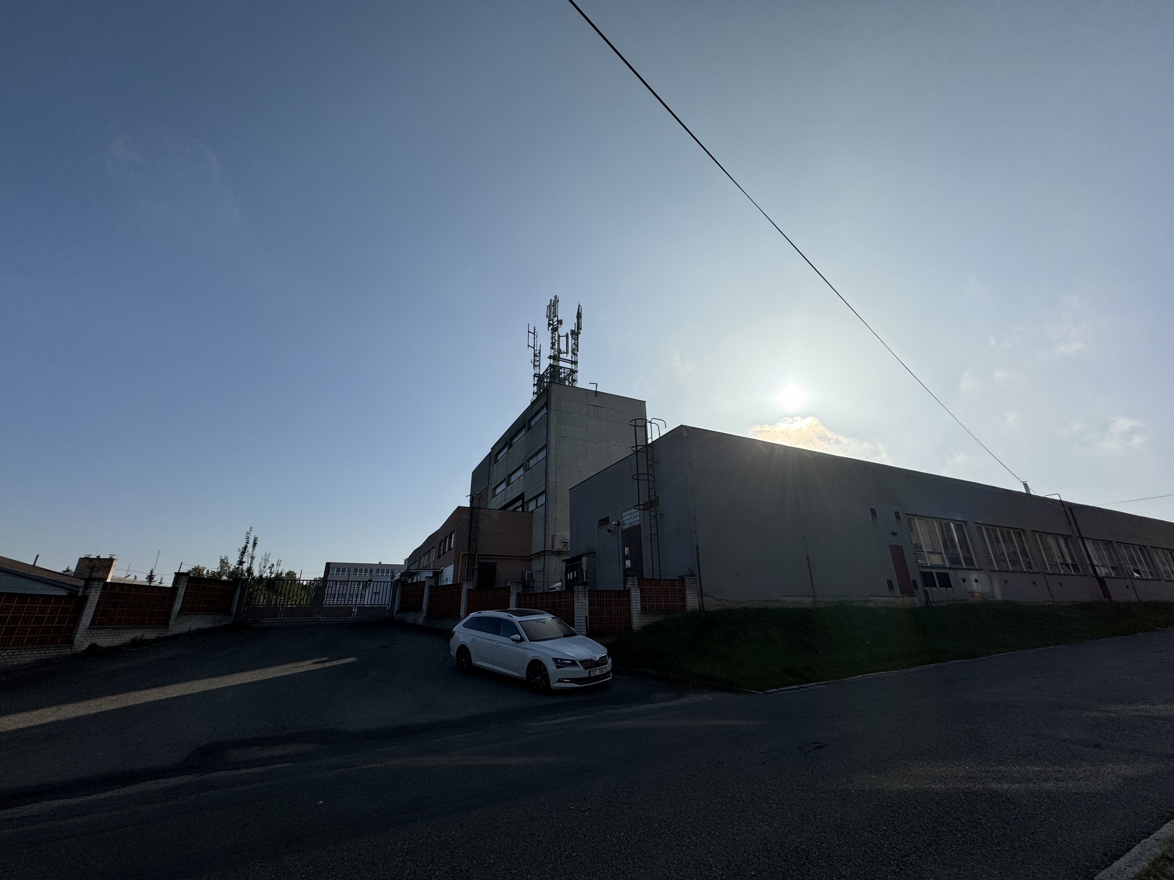 industrial building sun