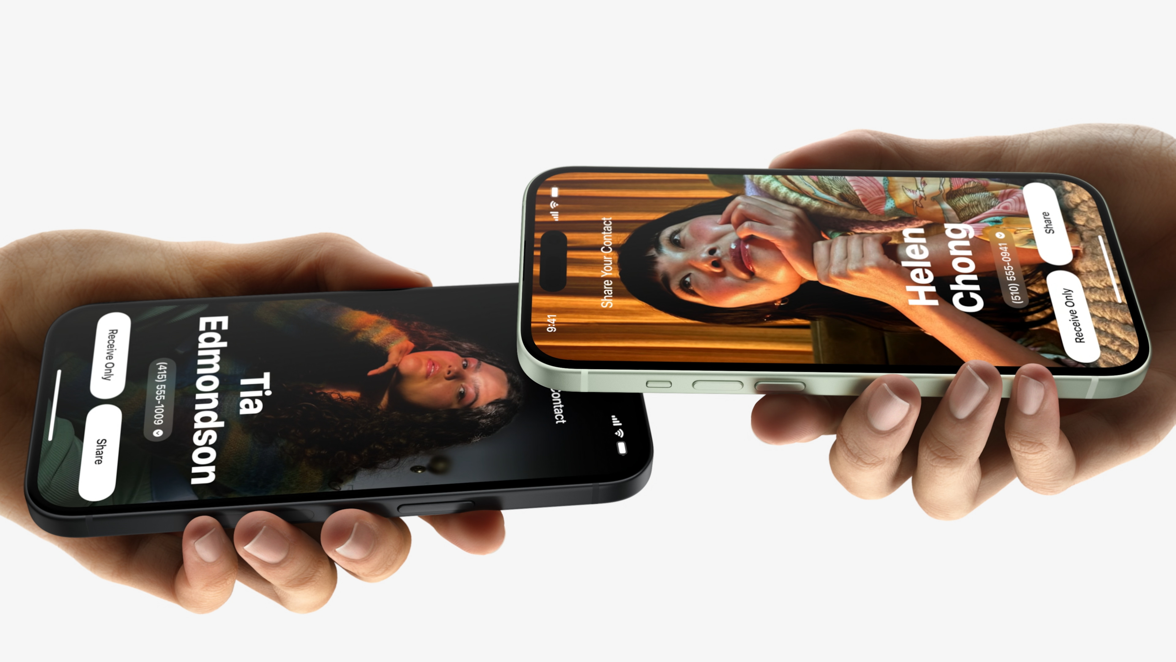 iphone contact sharing