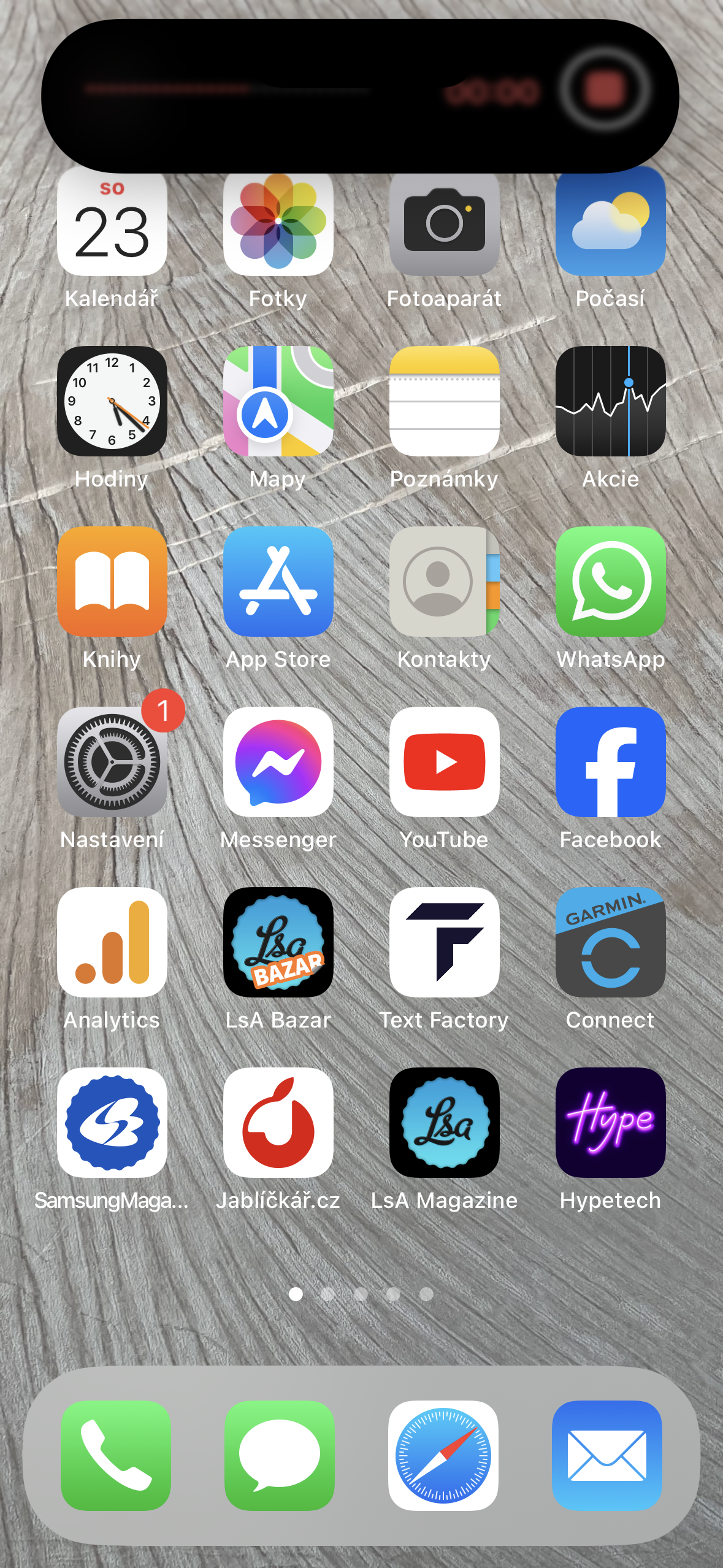 iphone home screen muted