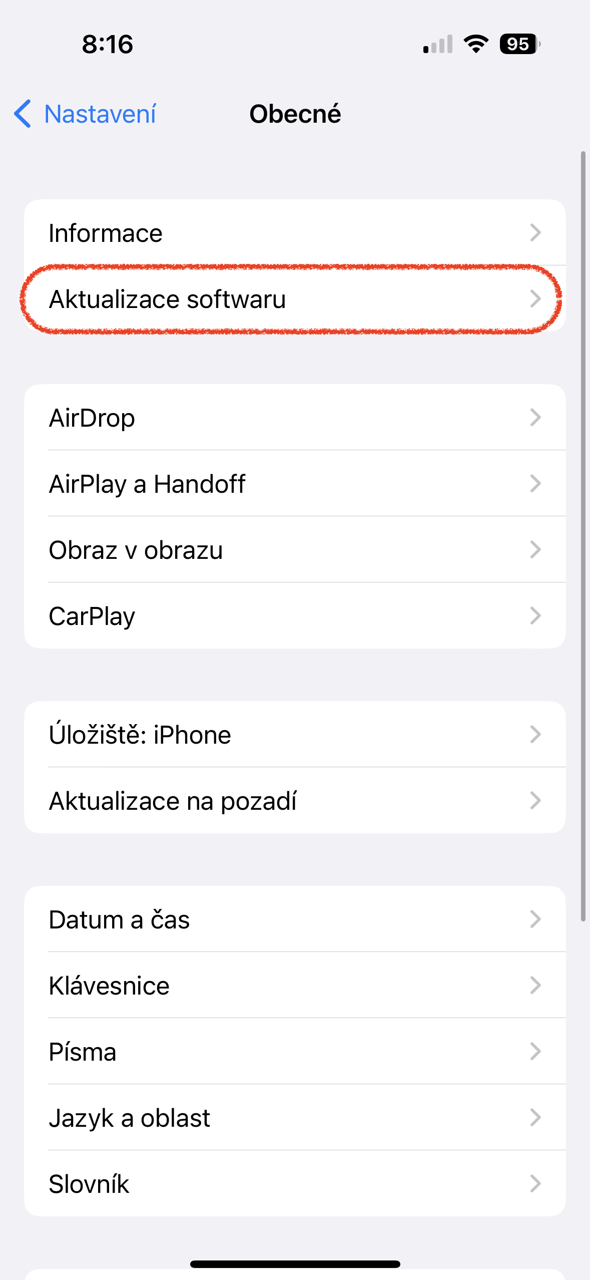 iphone software update