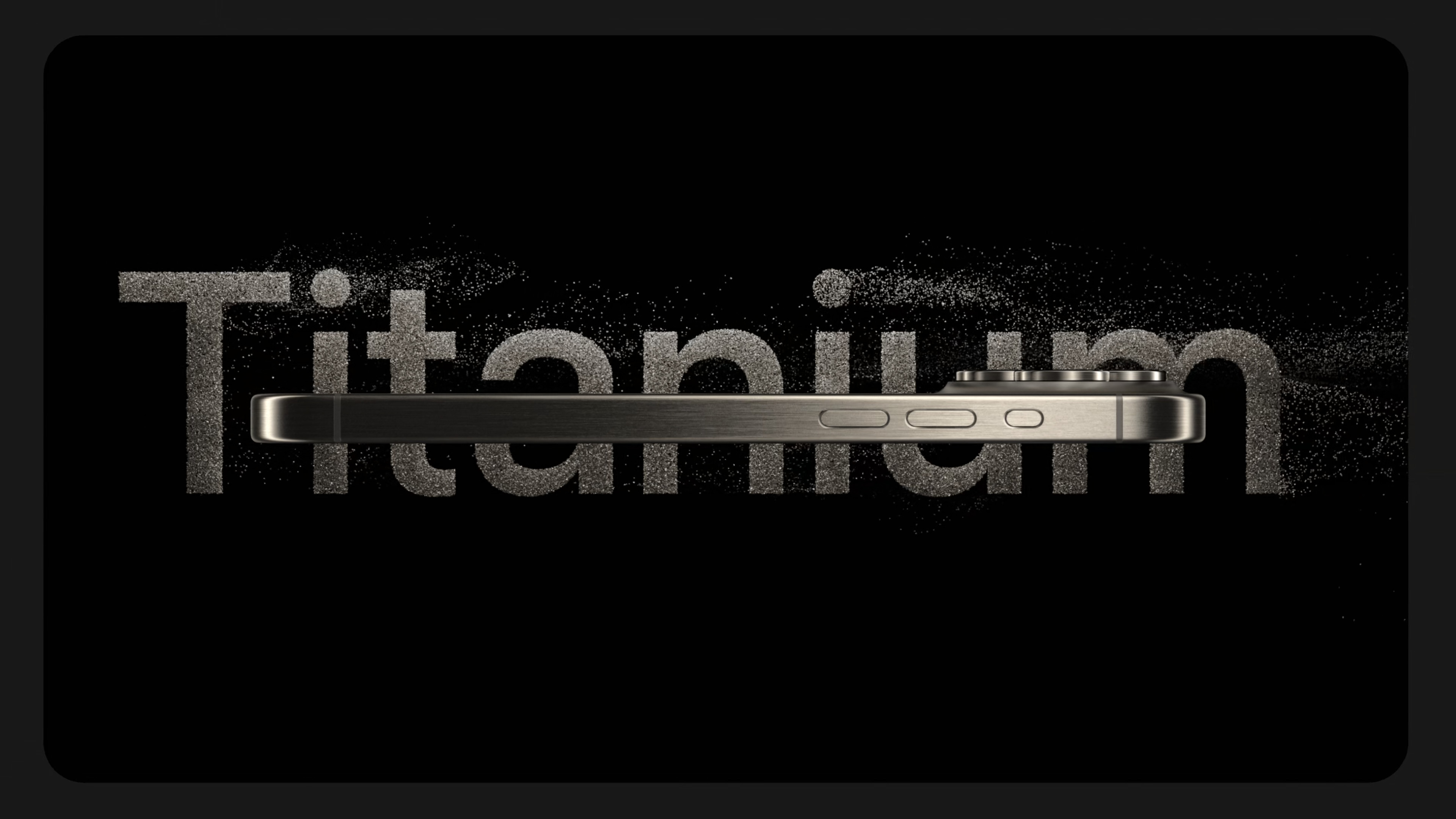 iphone titanium frame