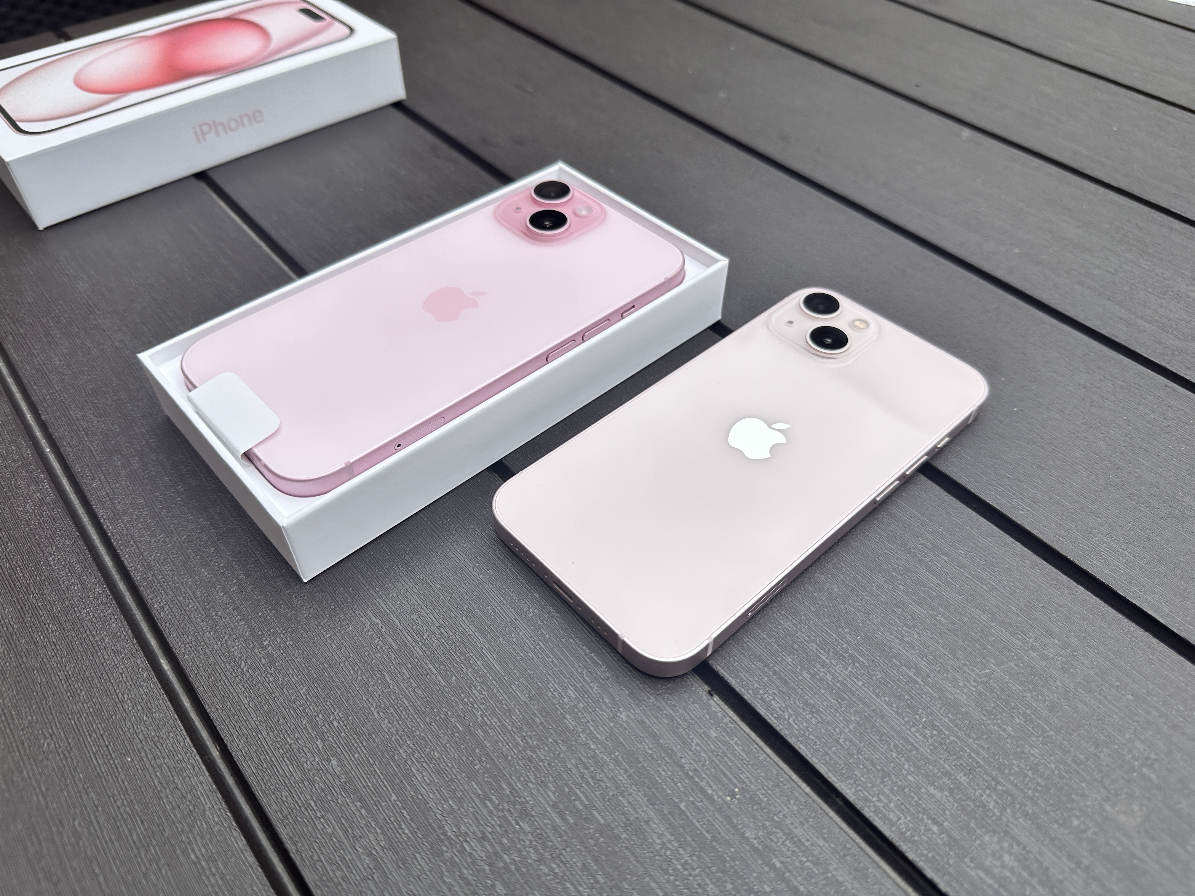 iphone unboxed on table