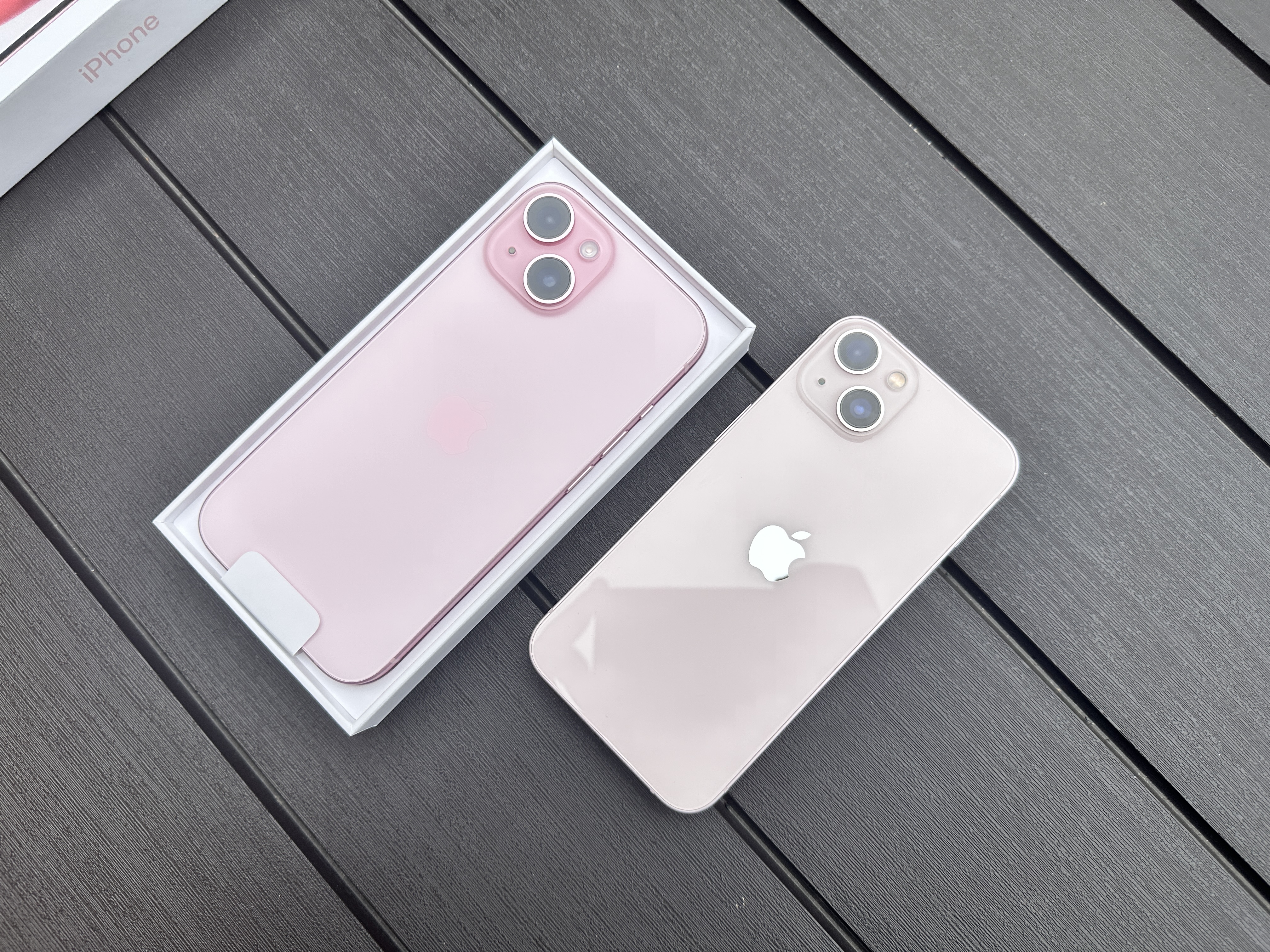 iphone unboxed side by side