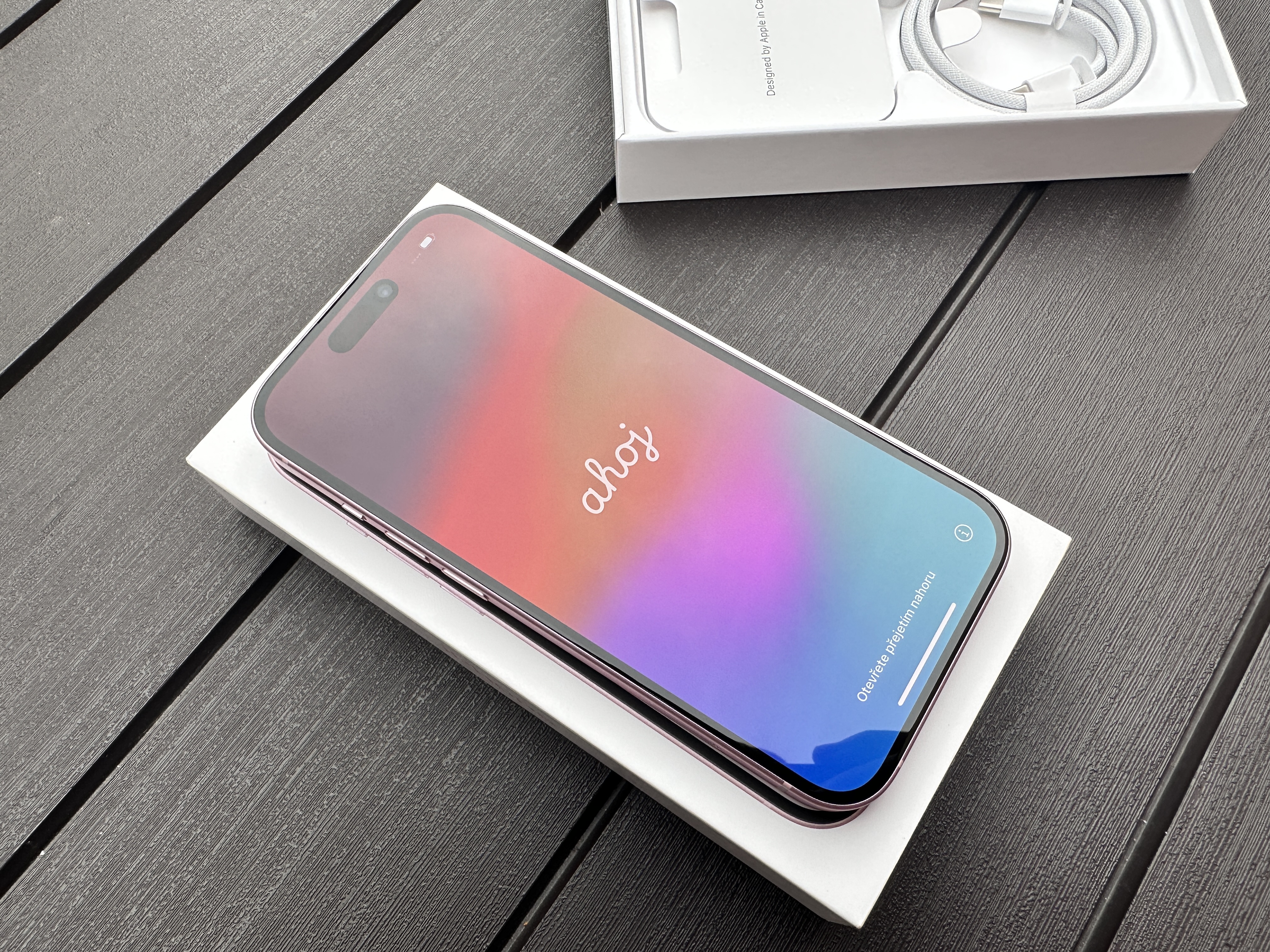 iphone welcome screen