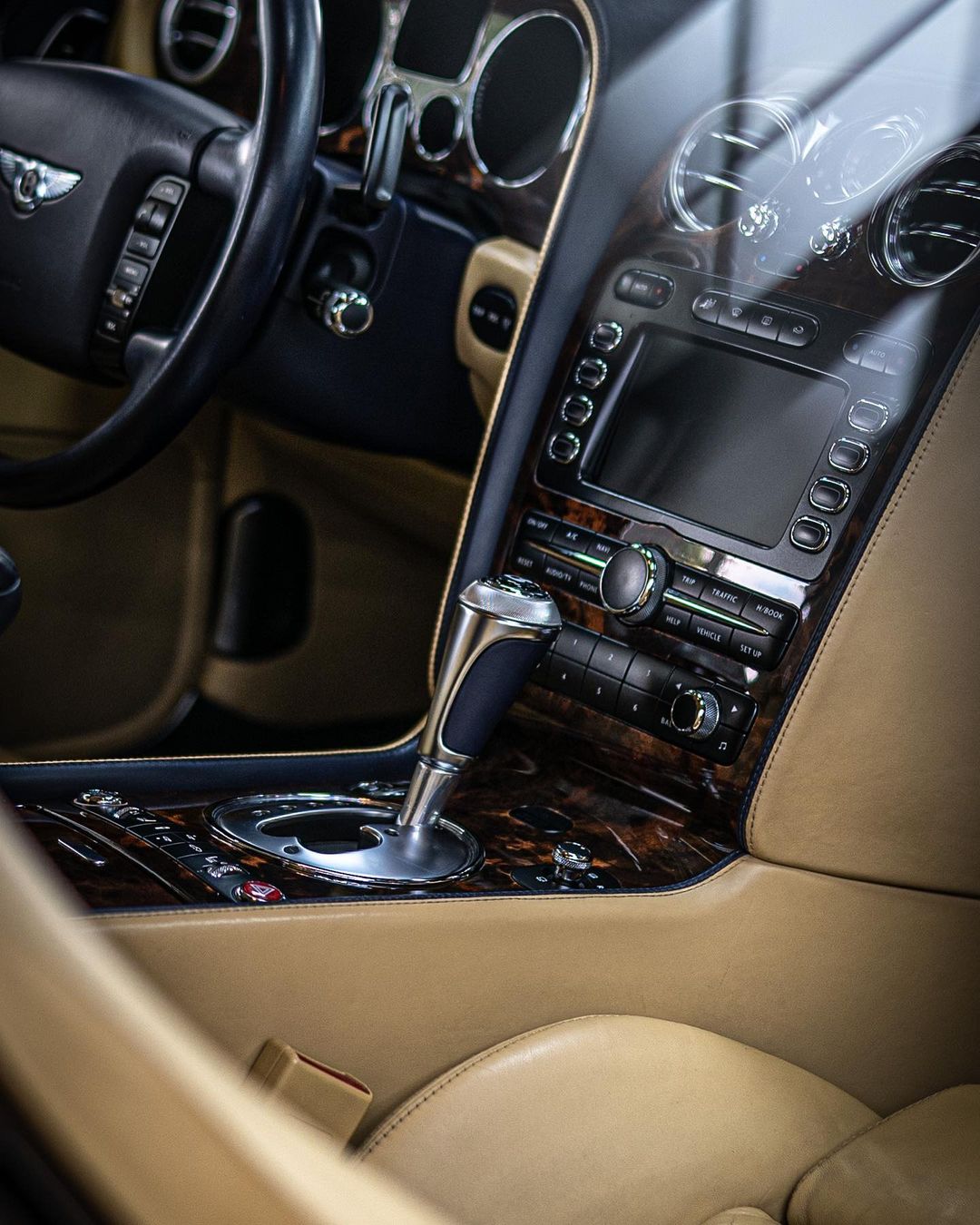 luxury car dashboard