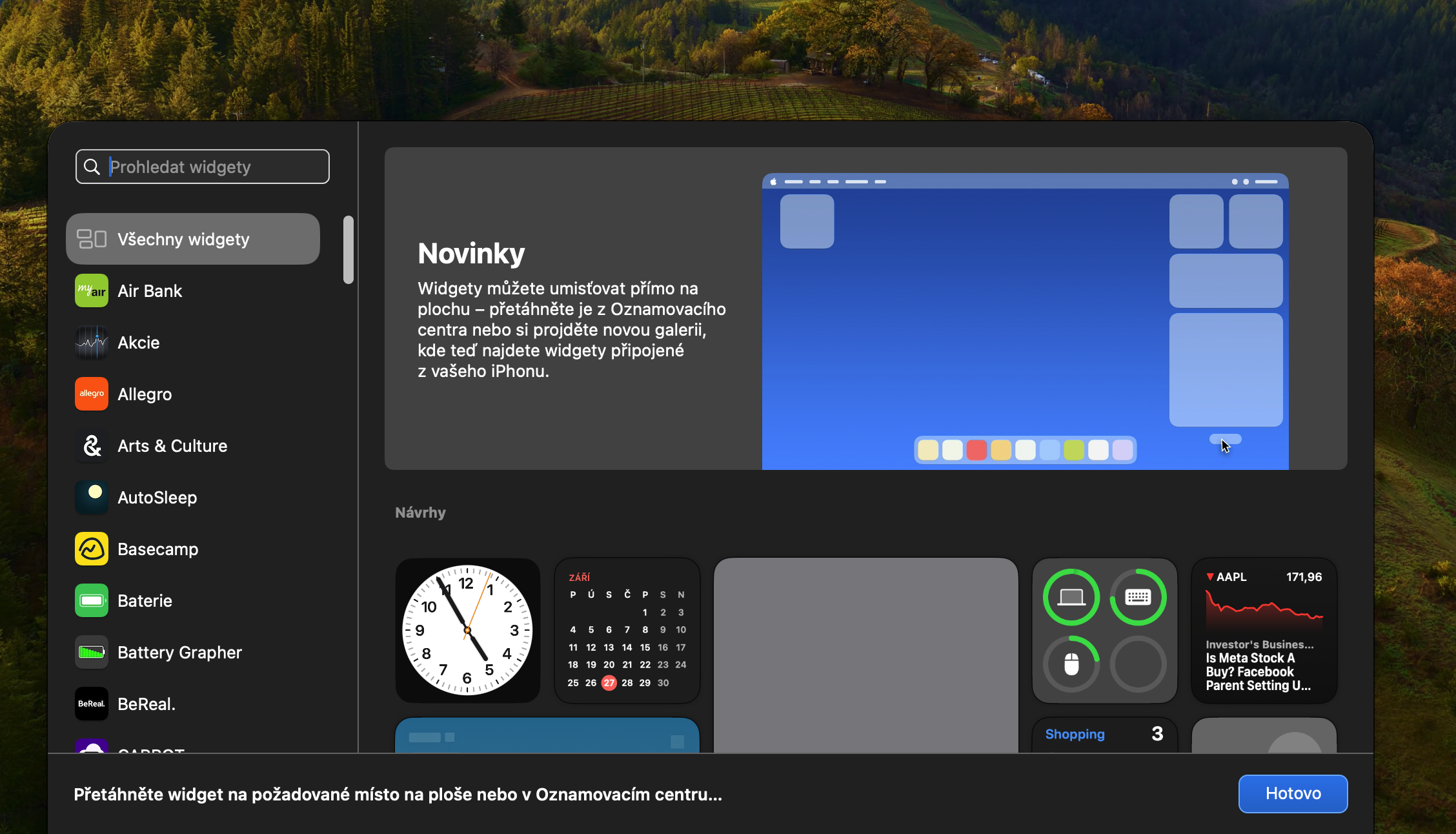 macOS Sonoma Widgety 2 macOS Sonoma Widgety 2