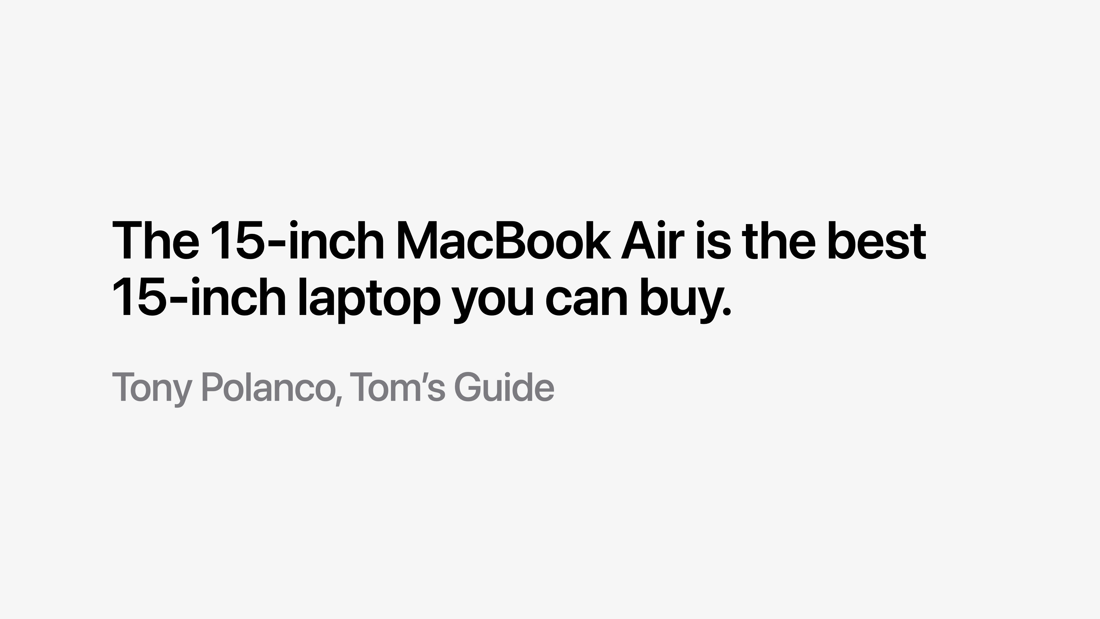 macbook air review quote