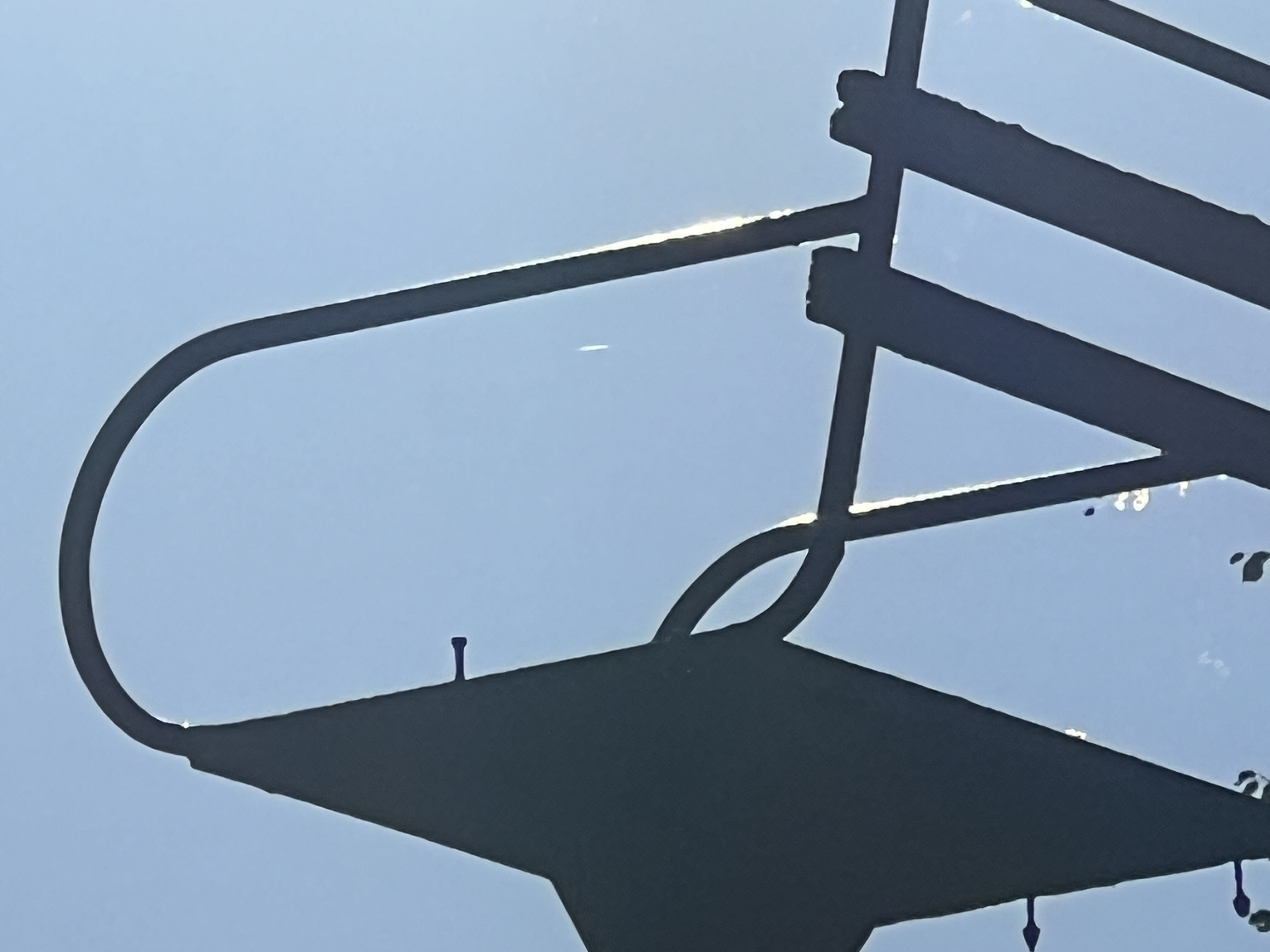 metal structure against sky