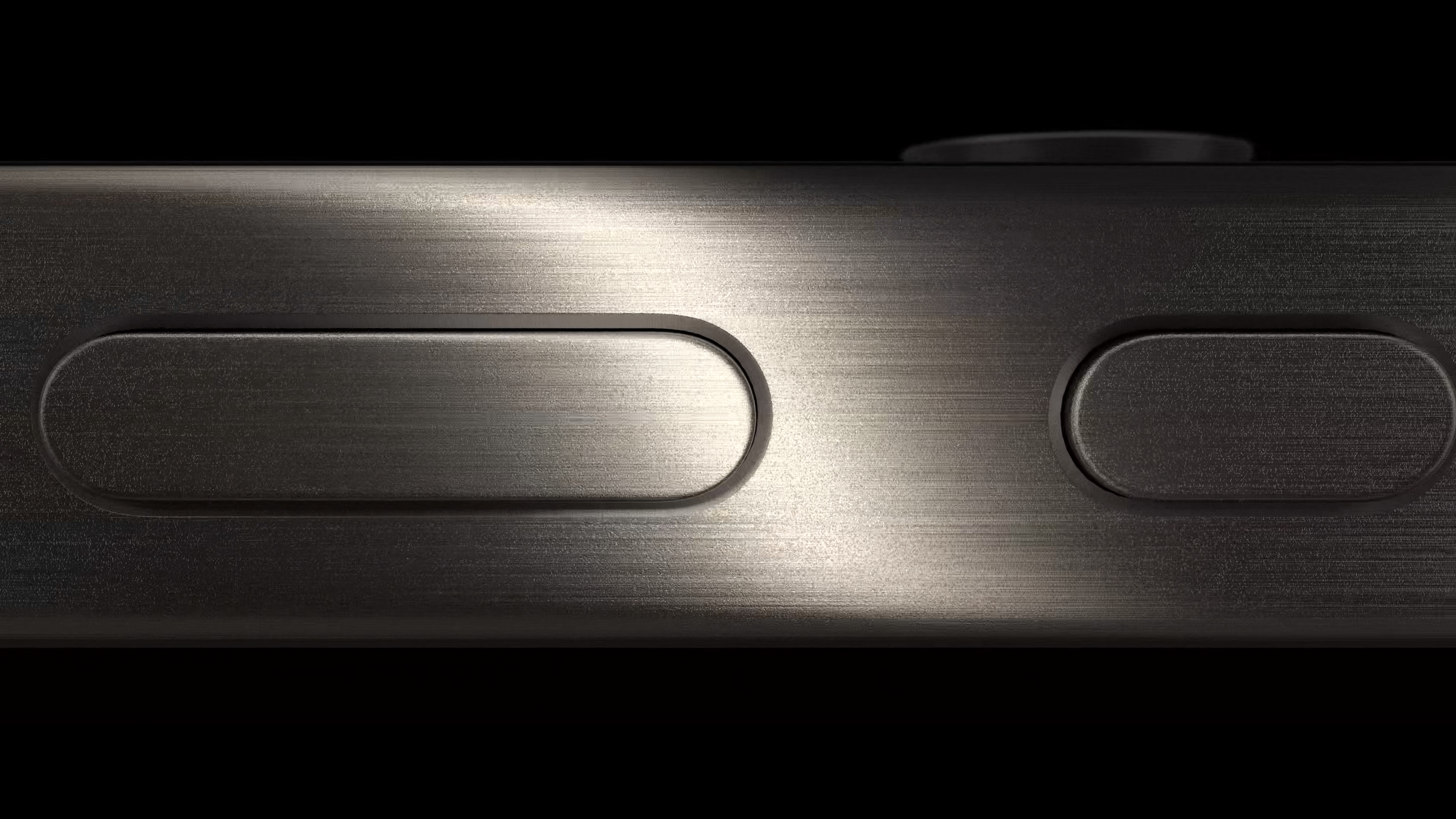 metallic phone buttons