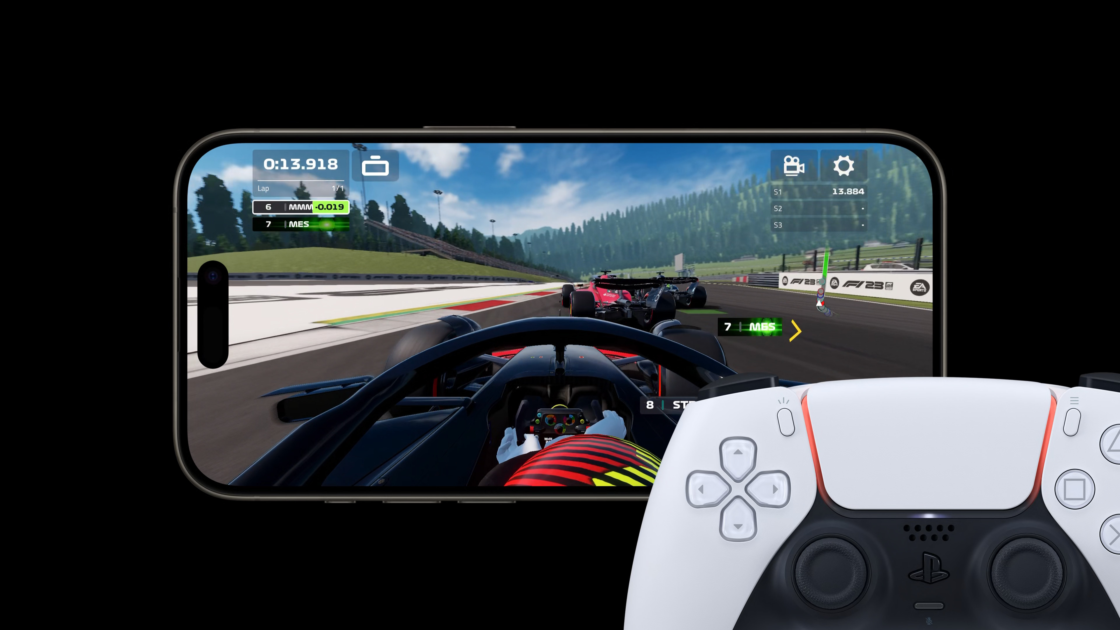 mobile racing game controller
