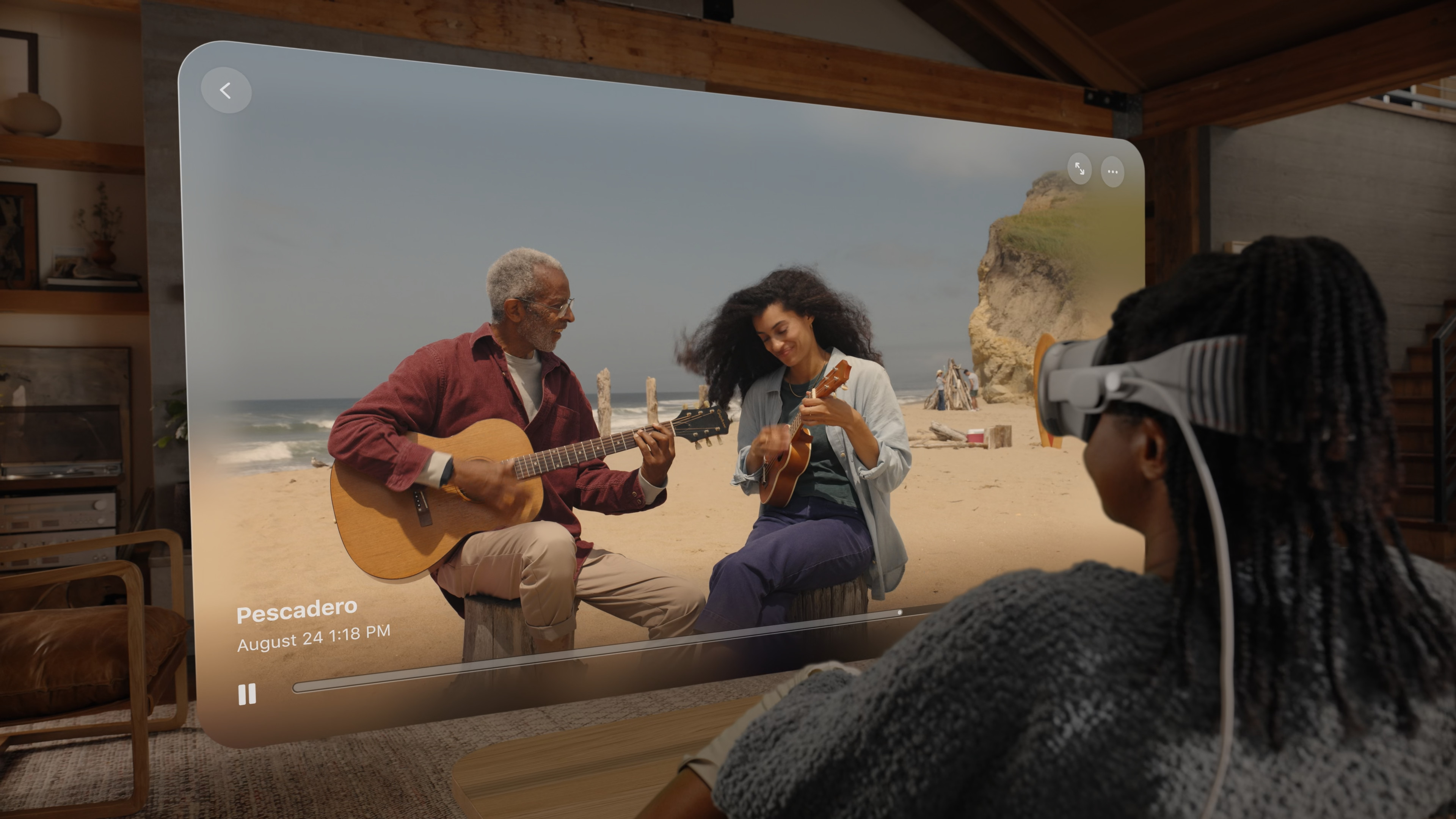 people playing guitar on beach