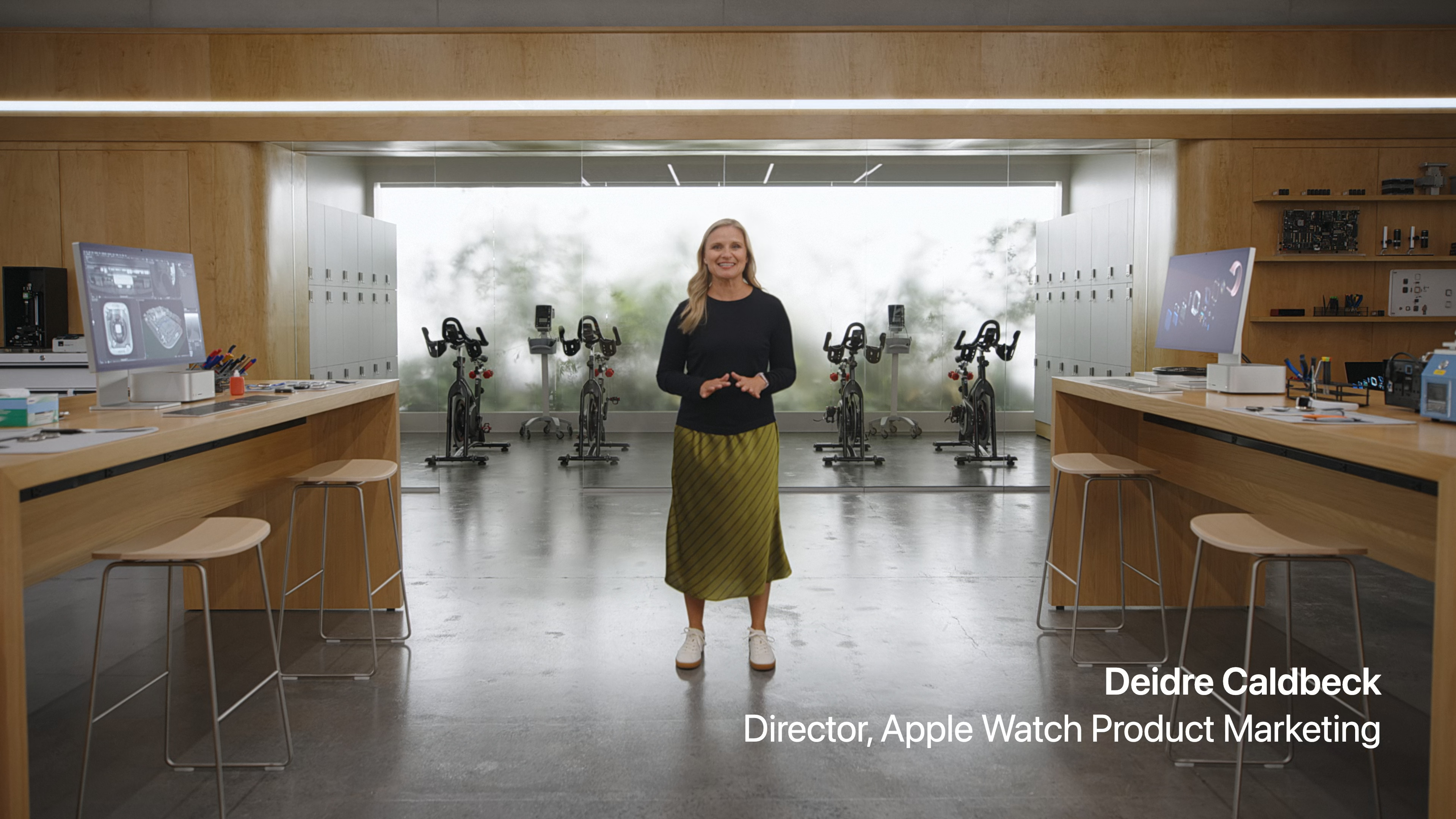 person in modern office