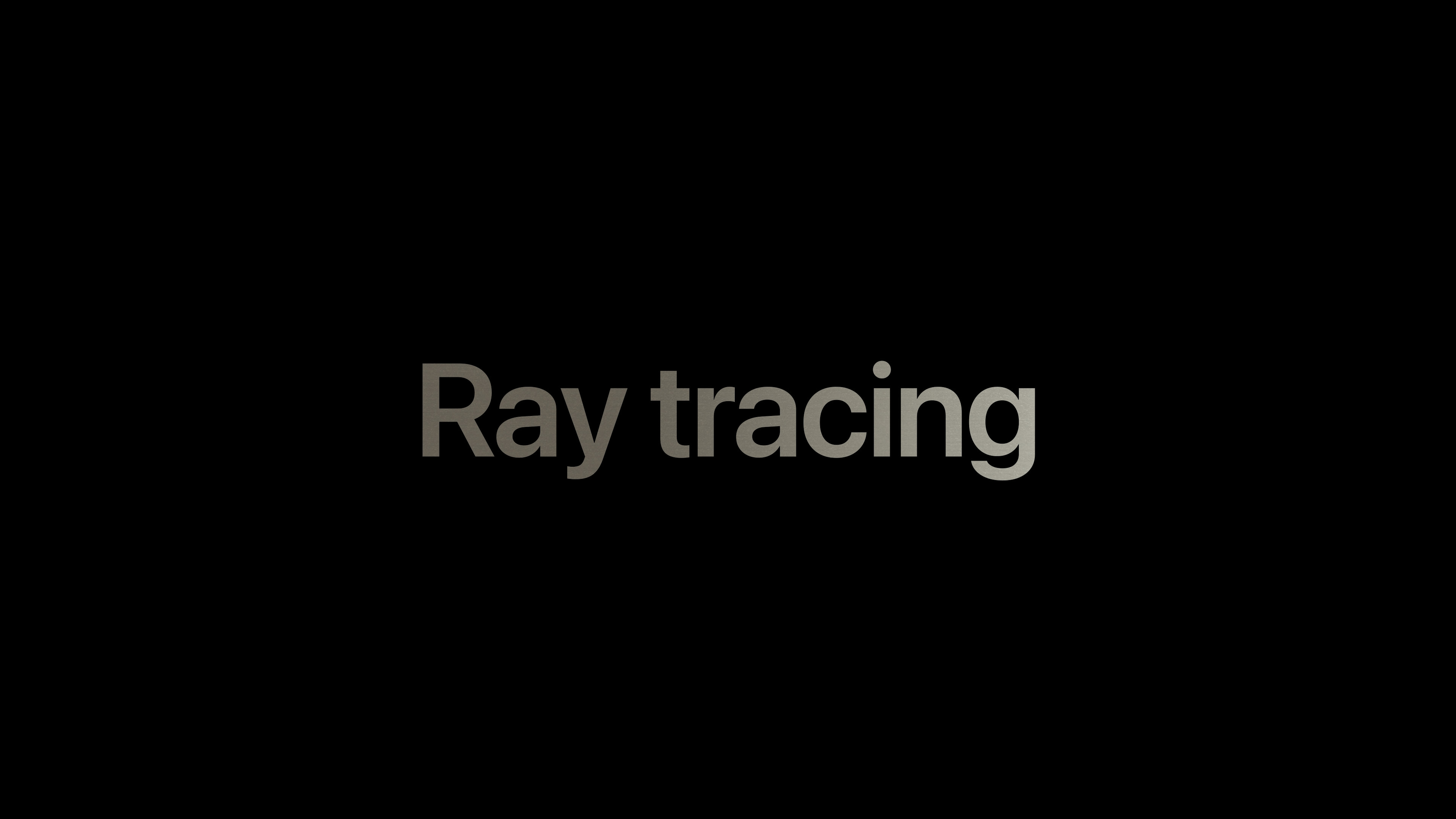 ray tracing text