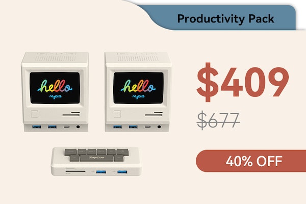 retro productivity pack ad