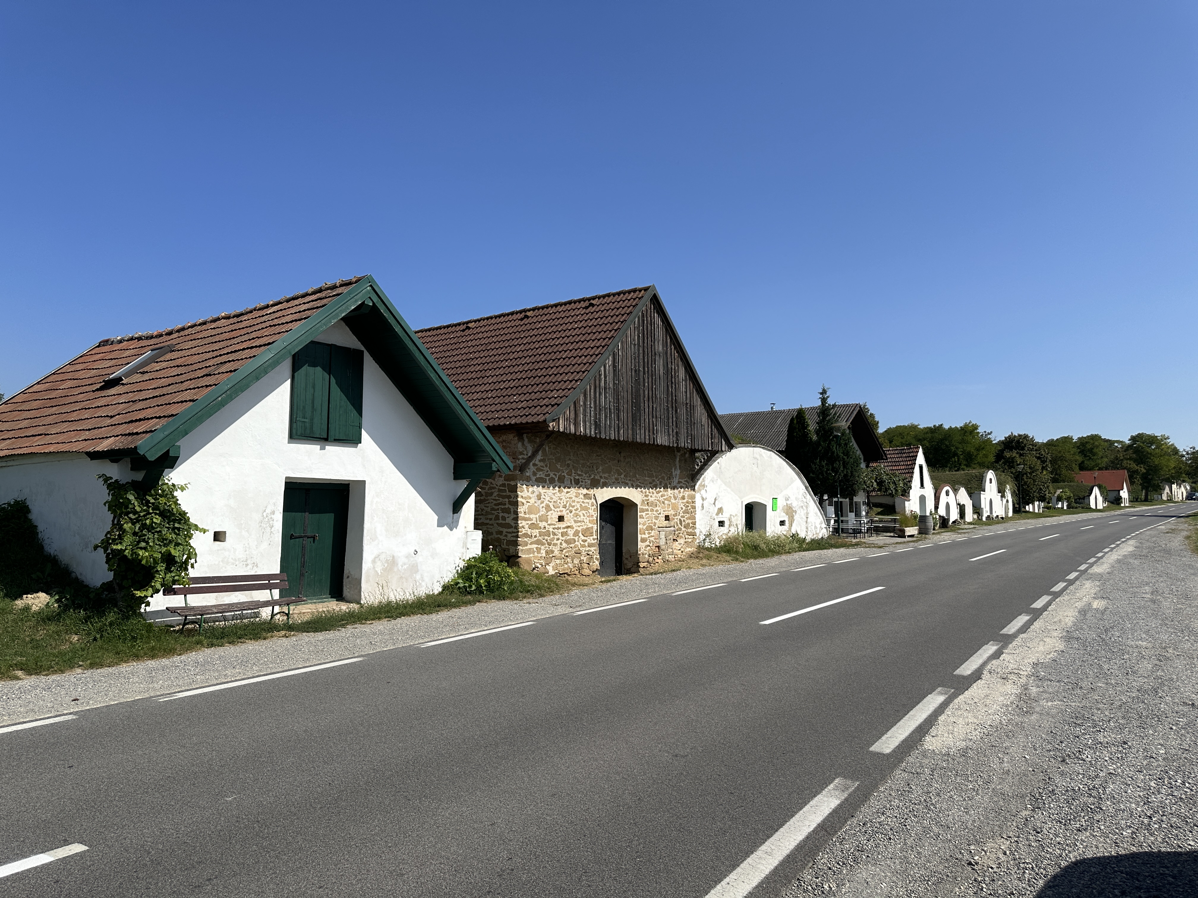 rural roadside houses