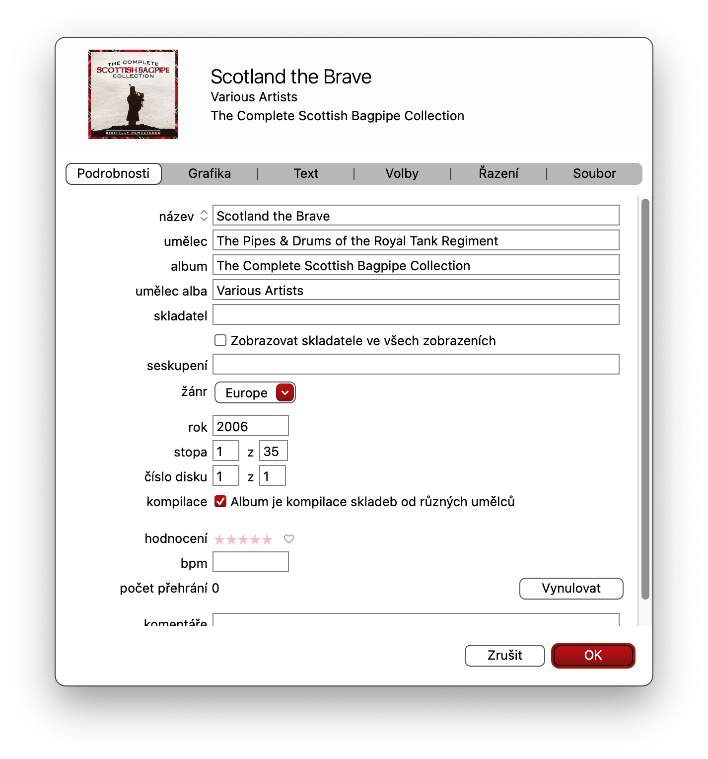 scotland the brave album details