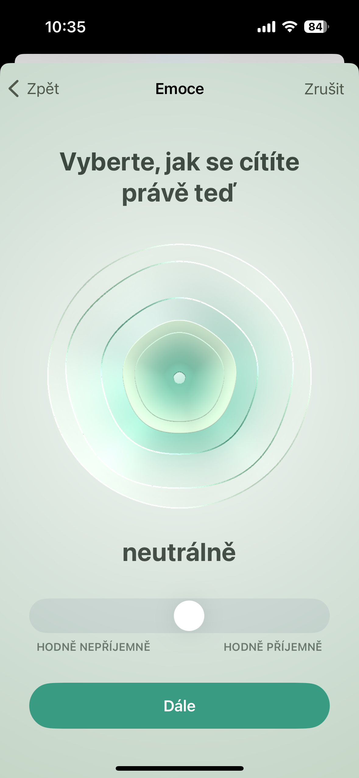 select current emotion neutral