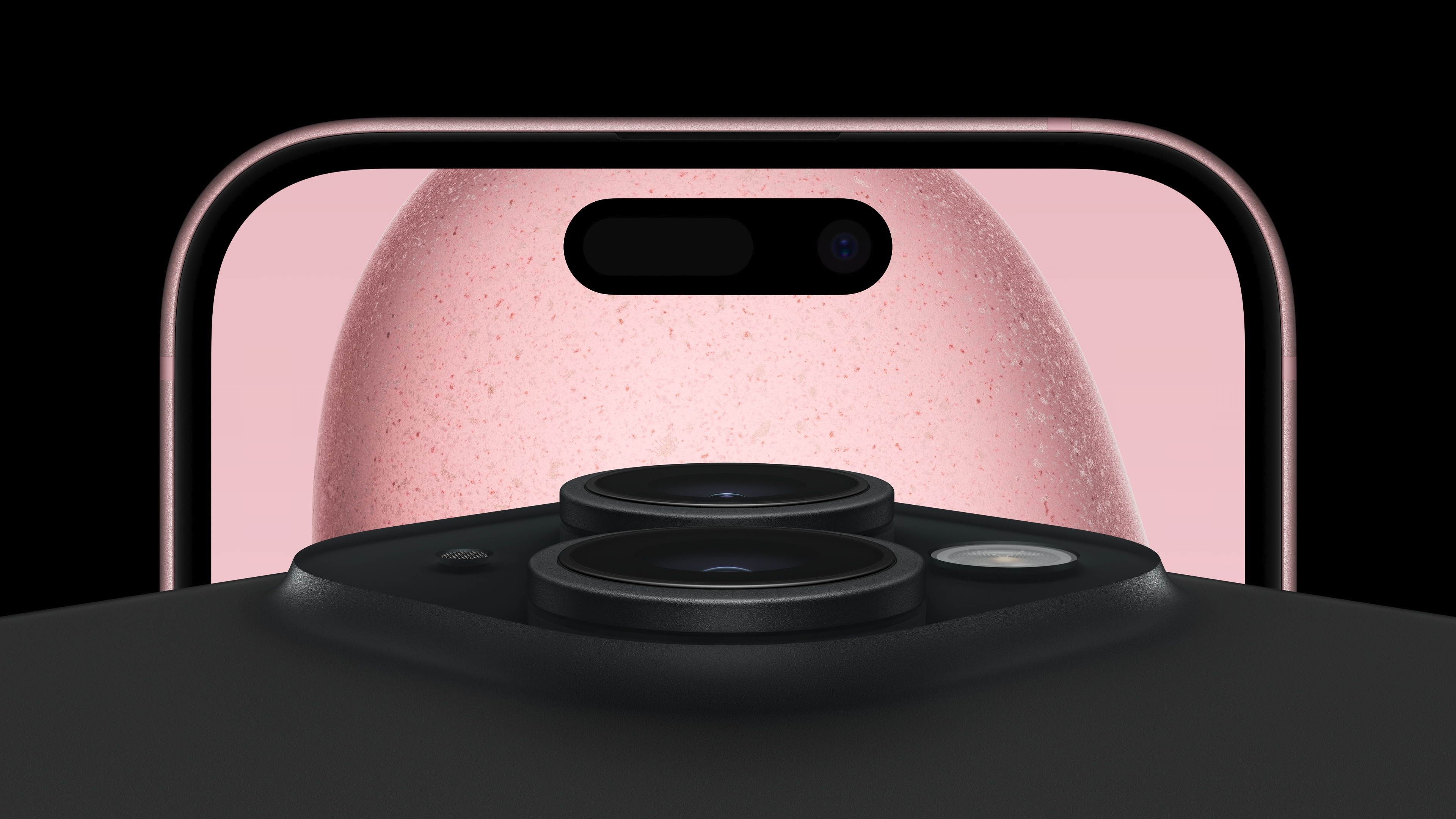 smartphone camera front view