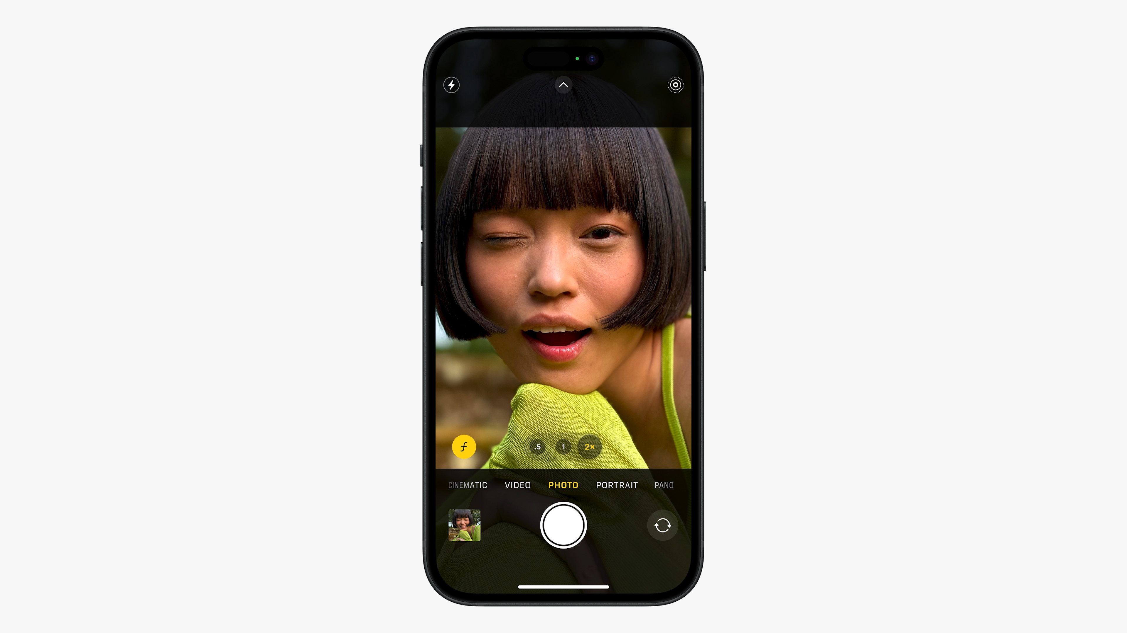 smartphone camera interface