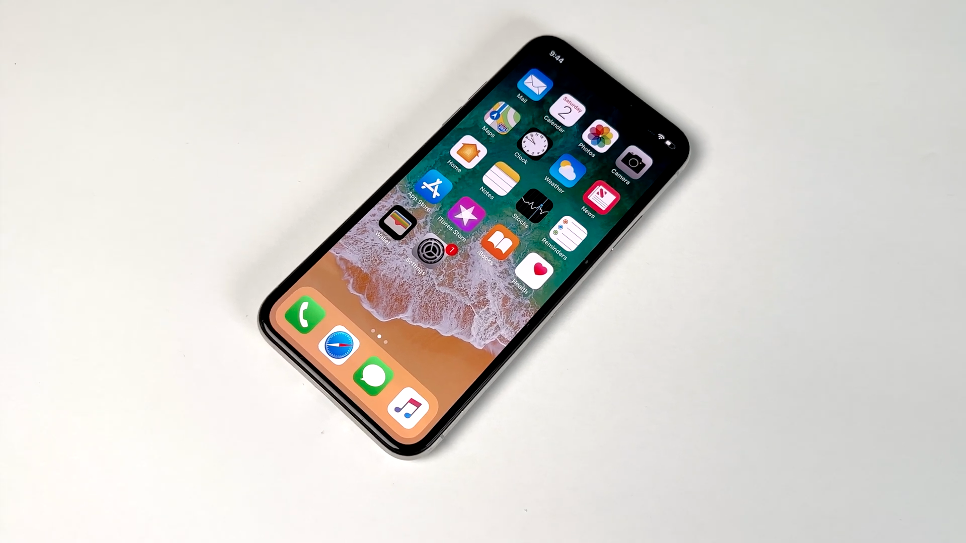 smartphone home screen display