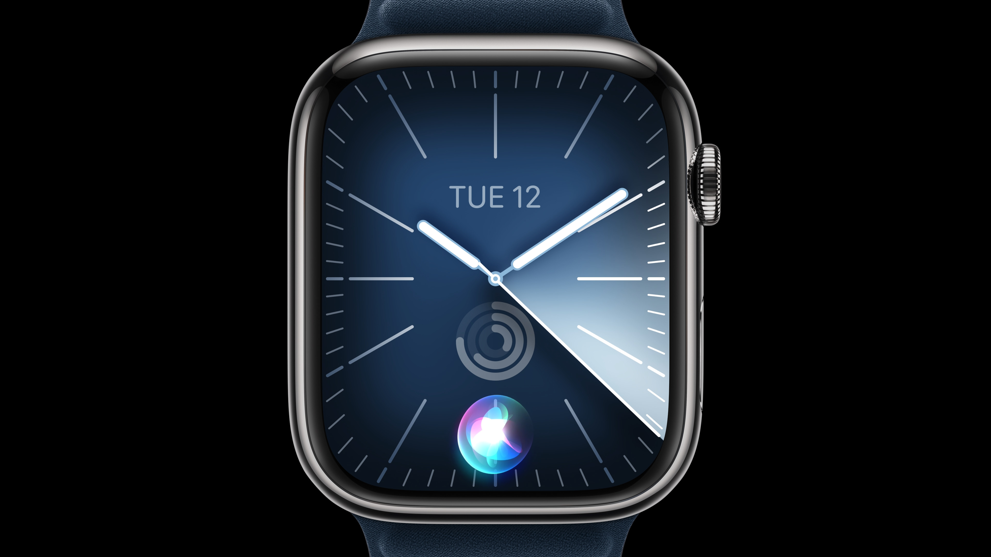 smartwatch blue display