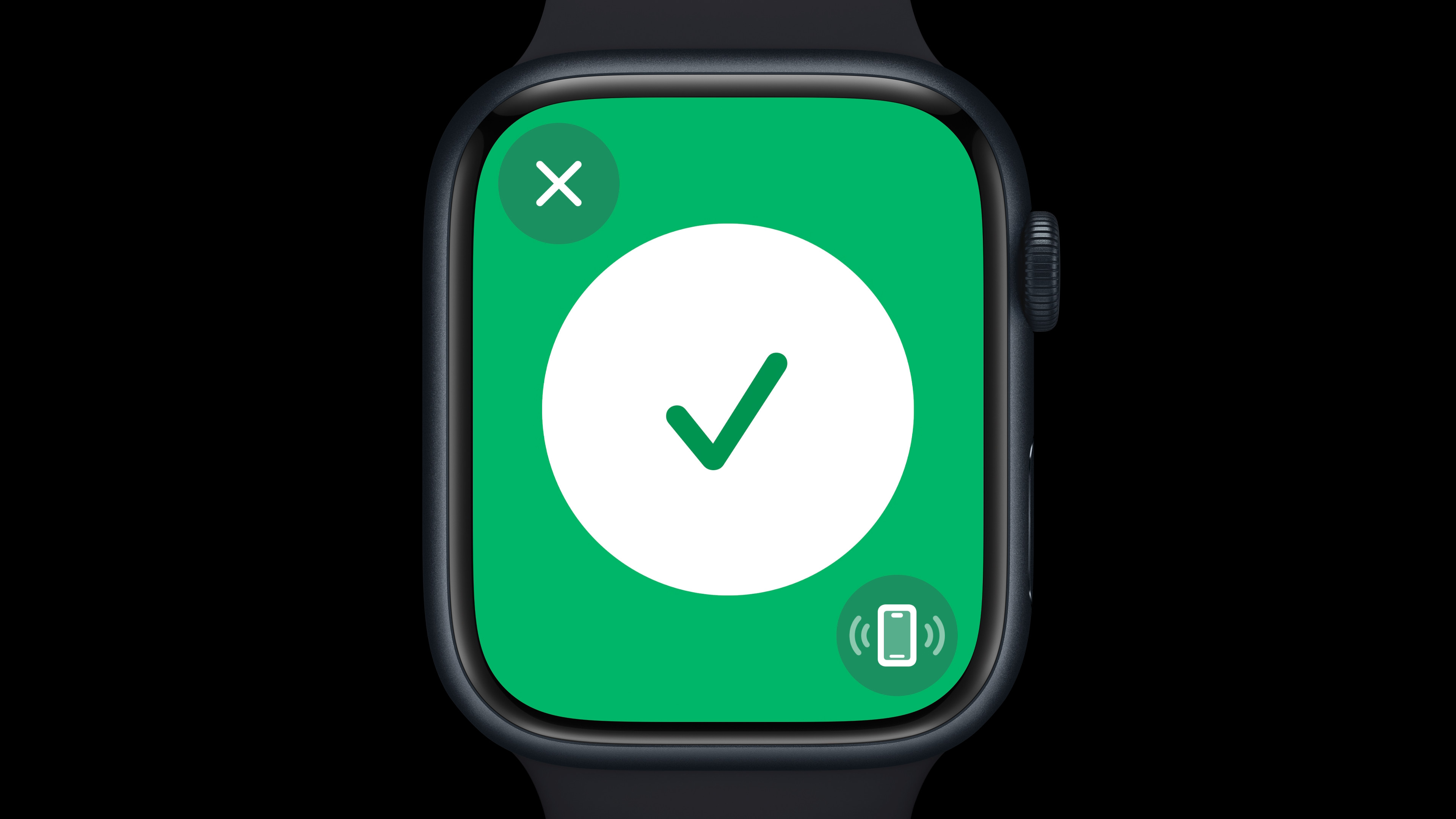 smartwatch checkmark