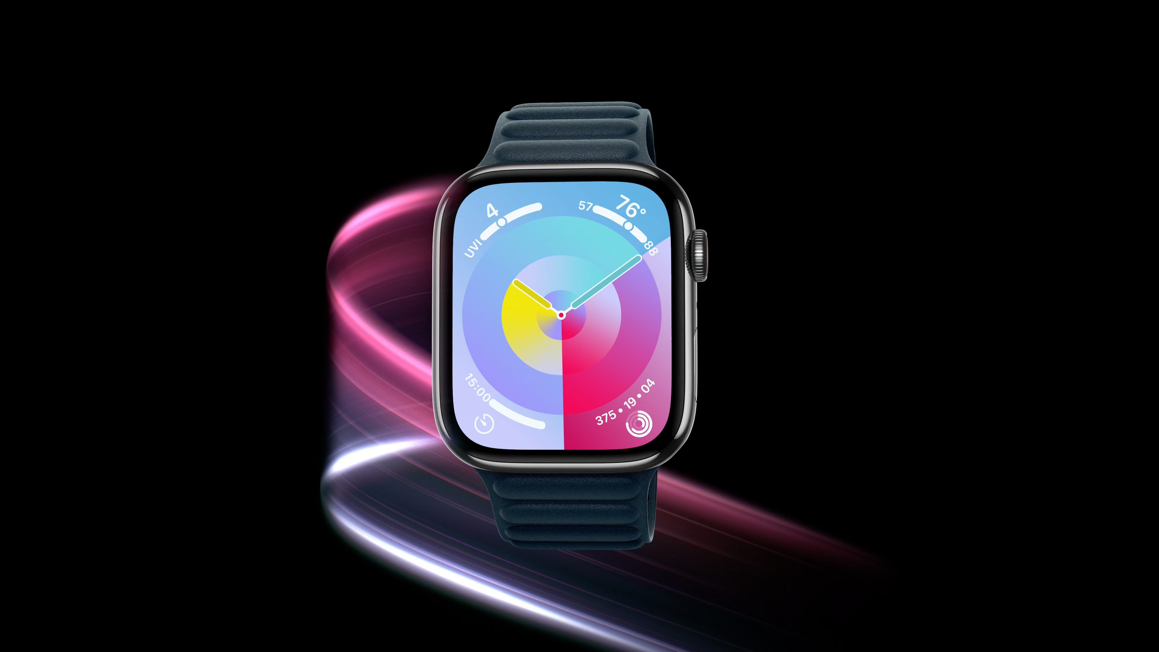 smartwatch colorful display