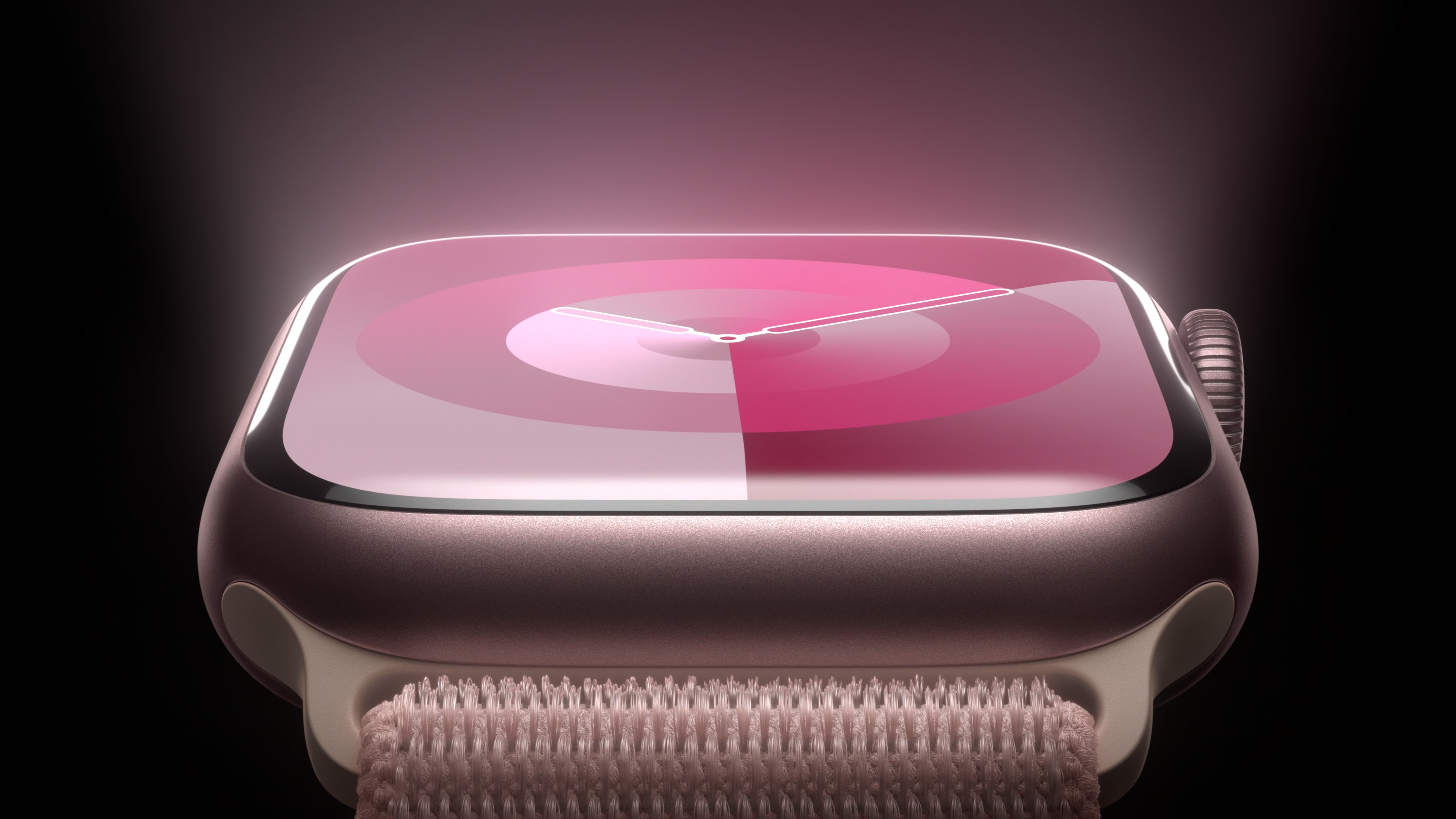 smartwatch display closeup