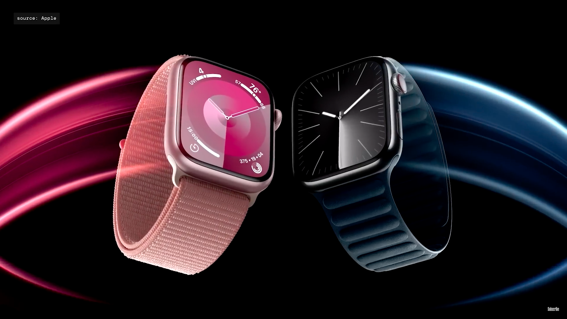 smartwatches with colorful bands