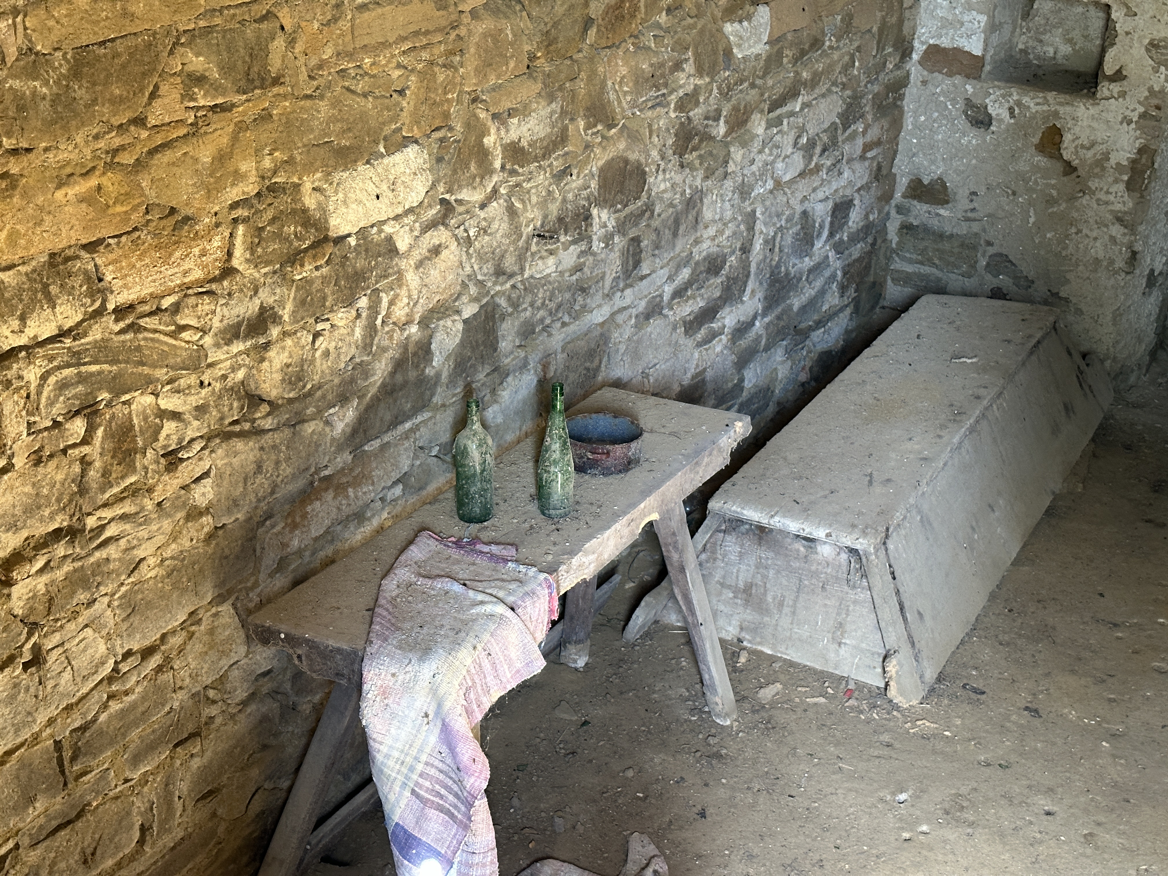 stone cellar table