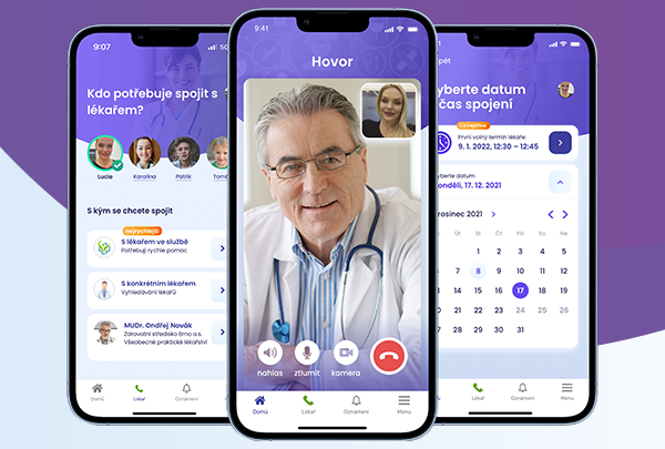 telemedicine app interface