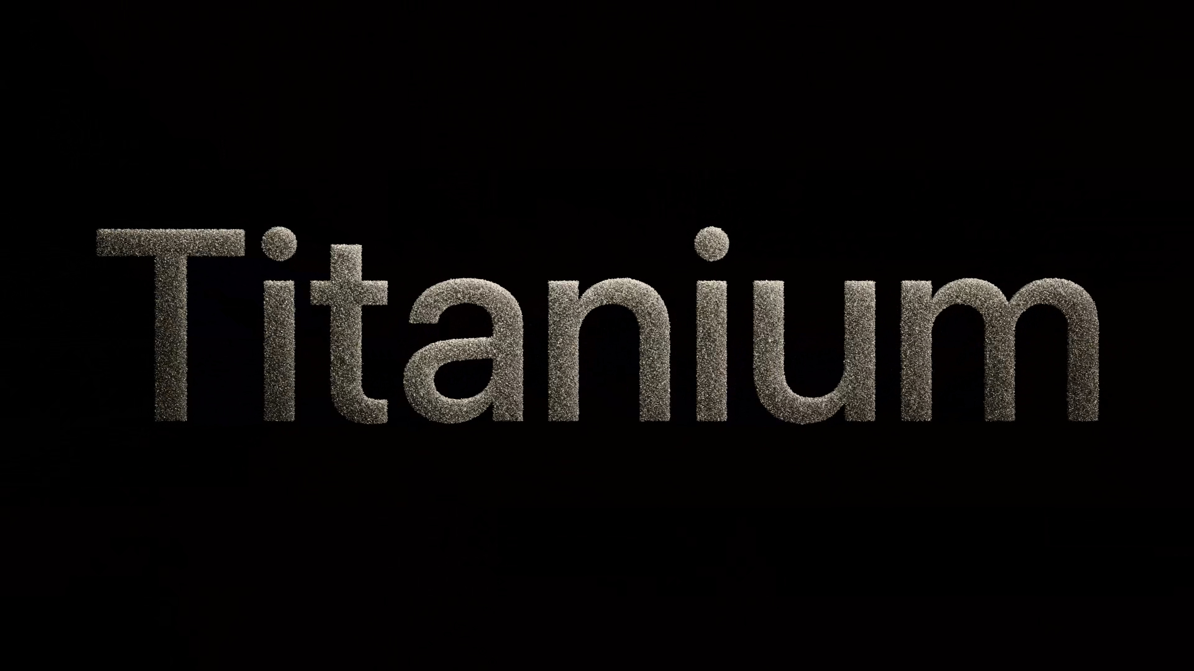 titanium text