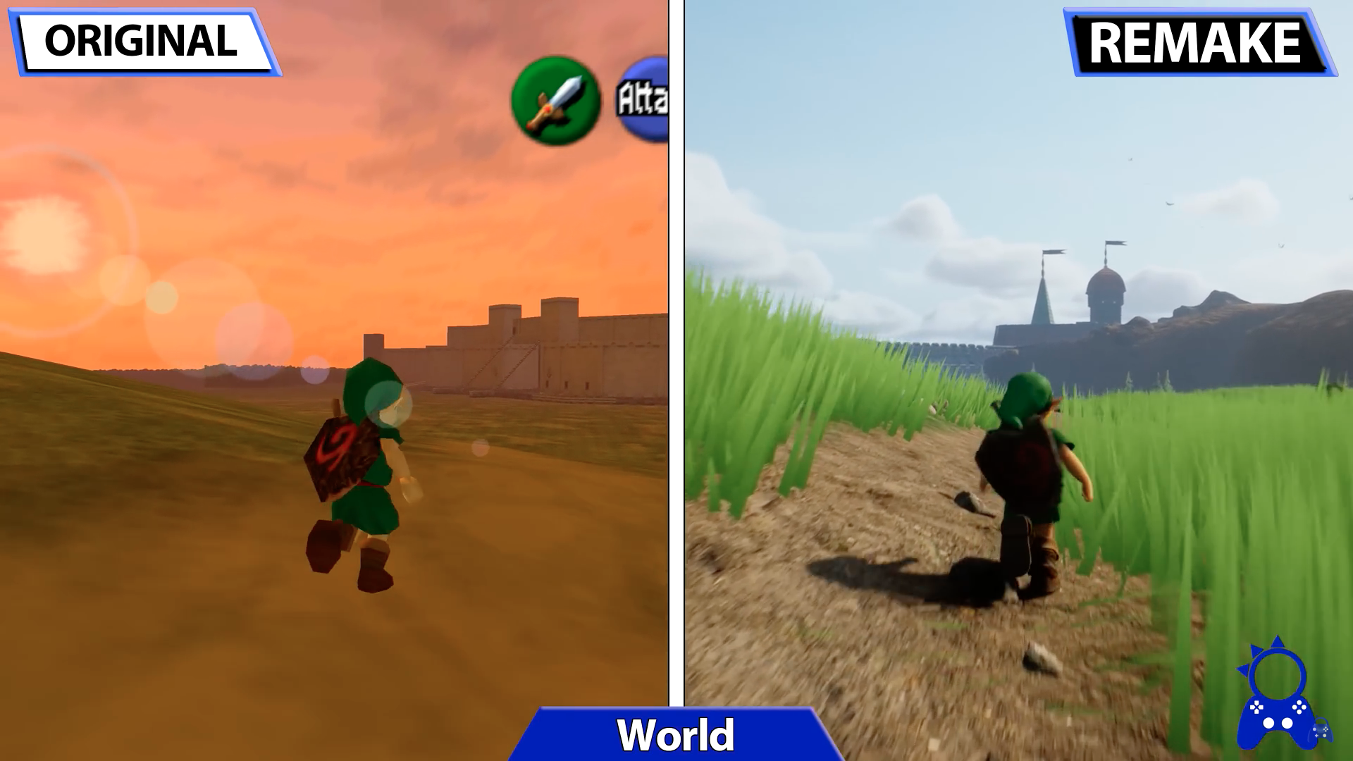 video game original vs remake