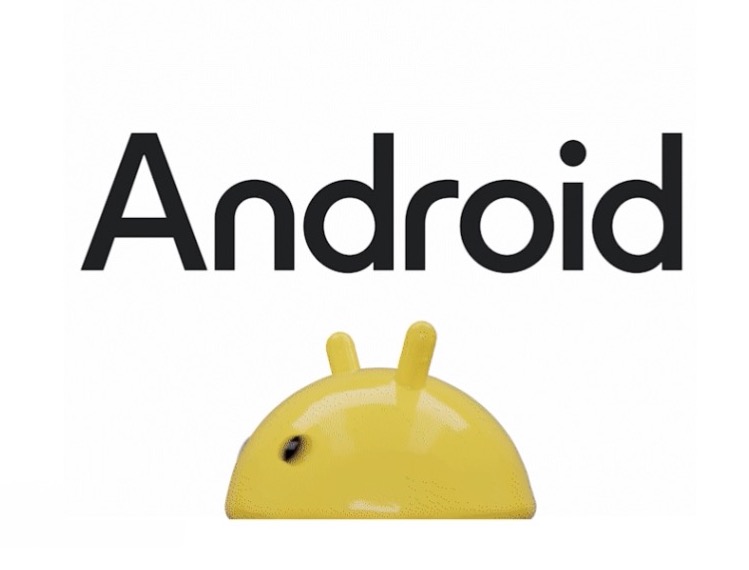 yellow android logo