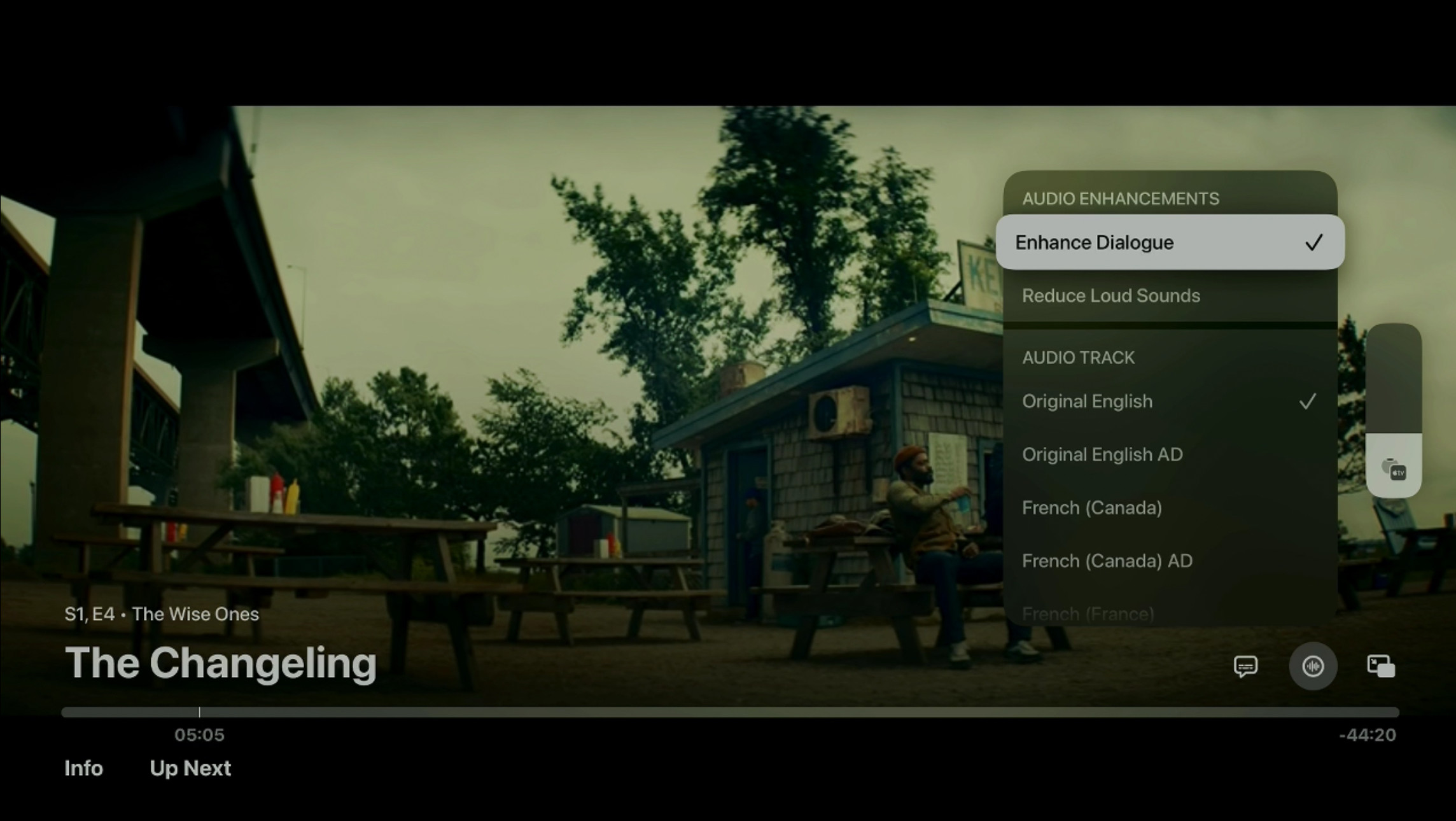 Enhance Dialogue tvOS 17.1 scren Mastodon Enhance Dialogue tvOS 17.1 scren Mastodon
