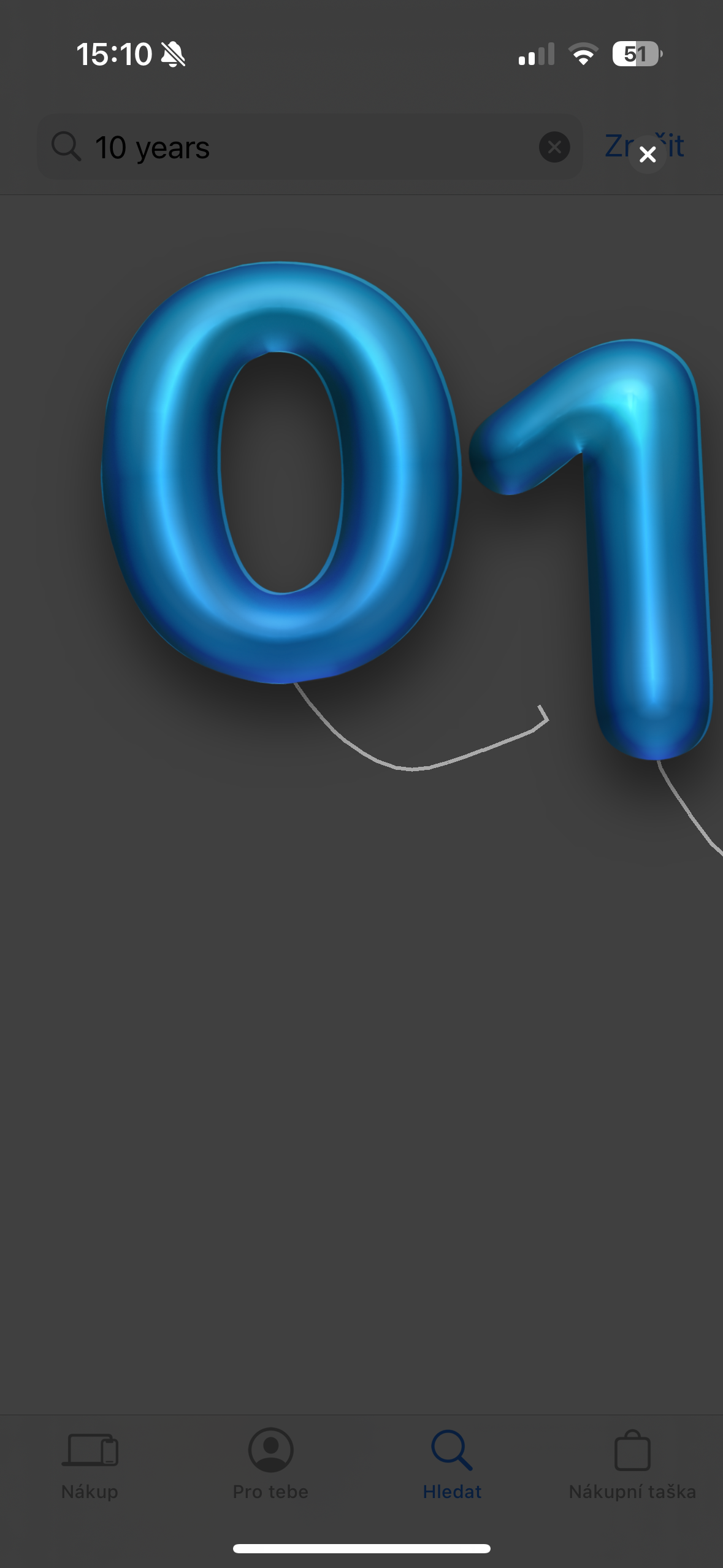 blue balloon number 01