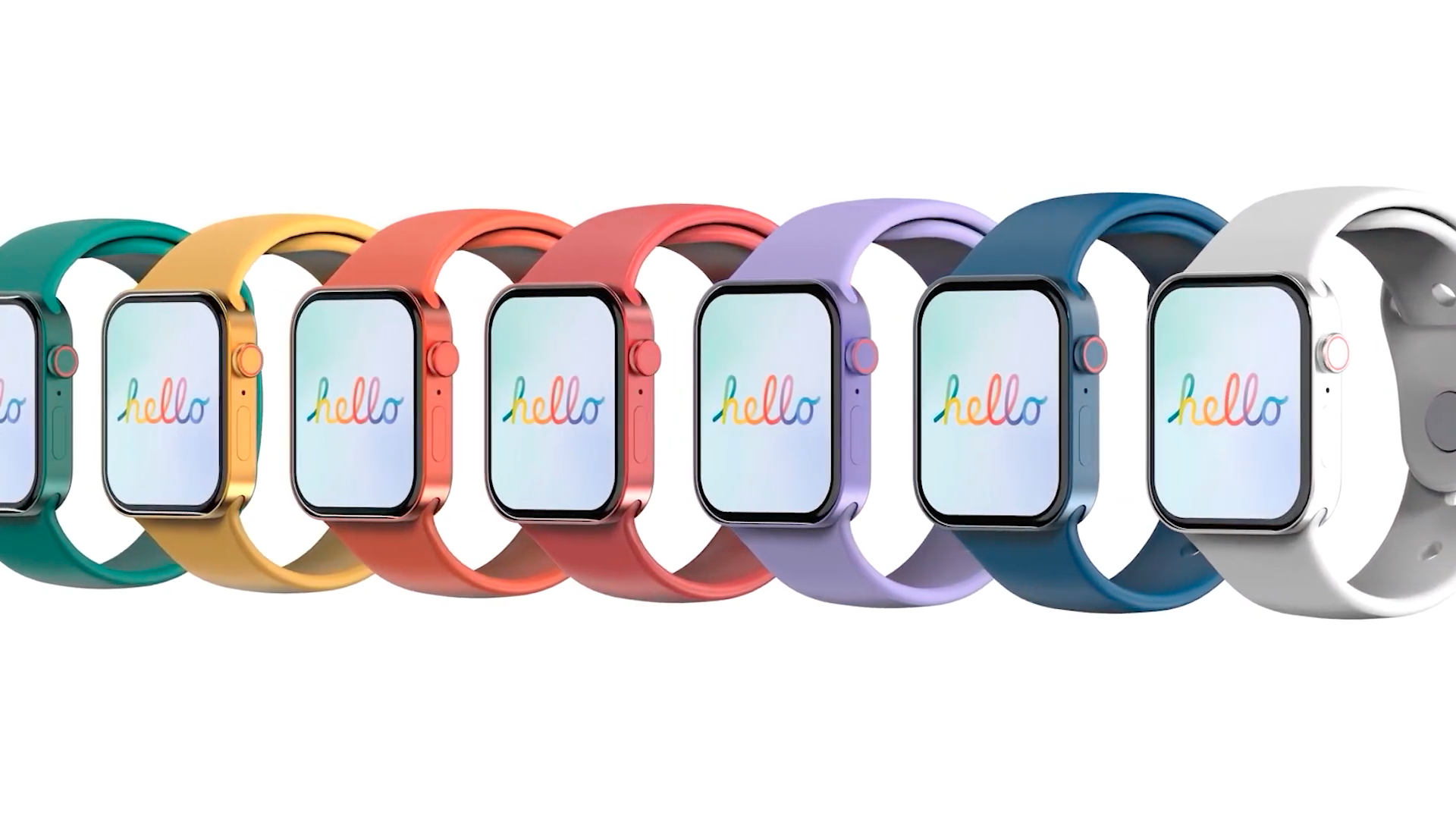 colorful smartwatch bands
