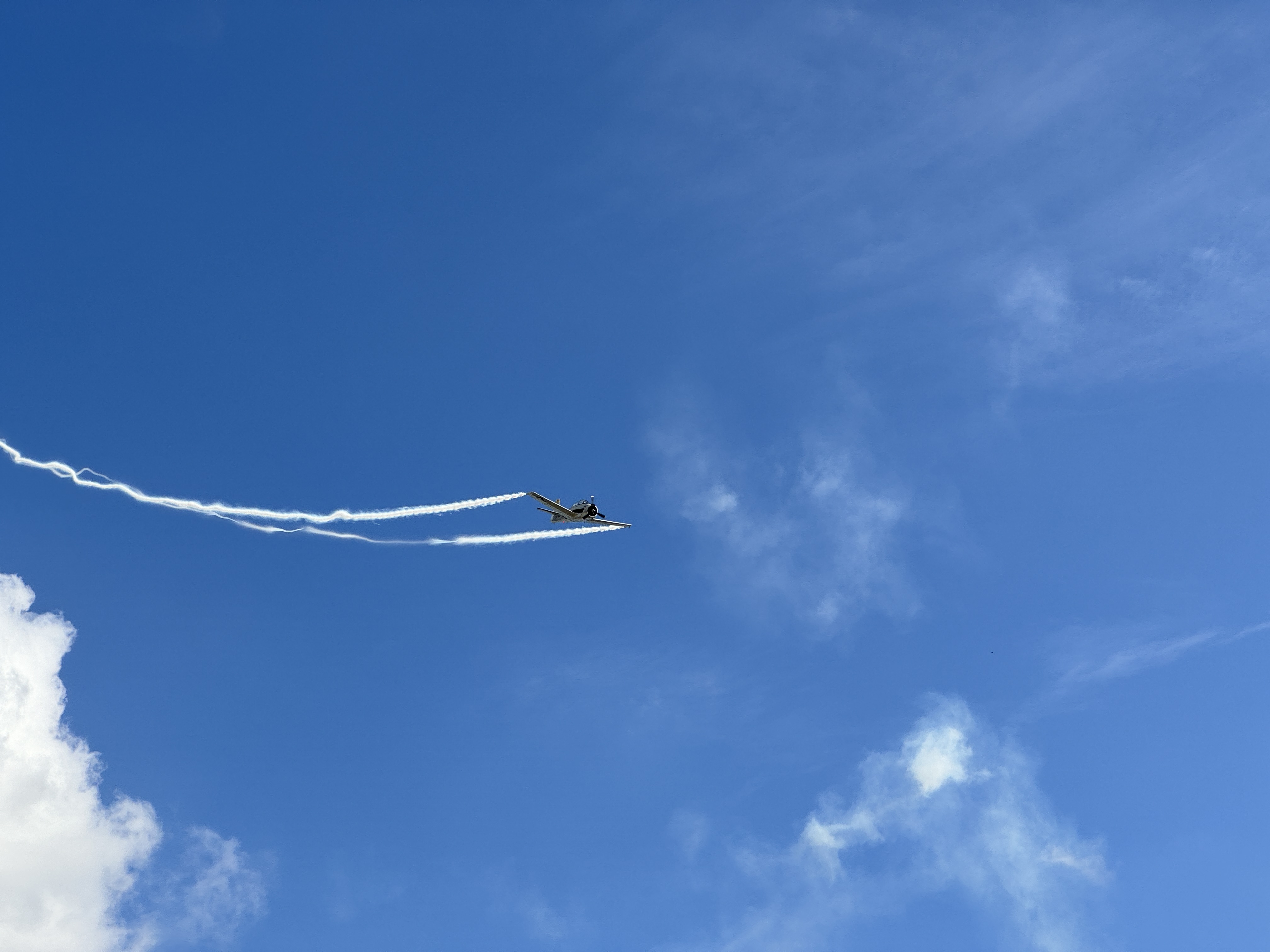 glider plane in sky