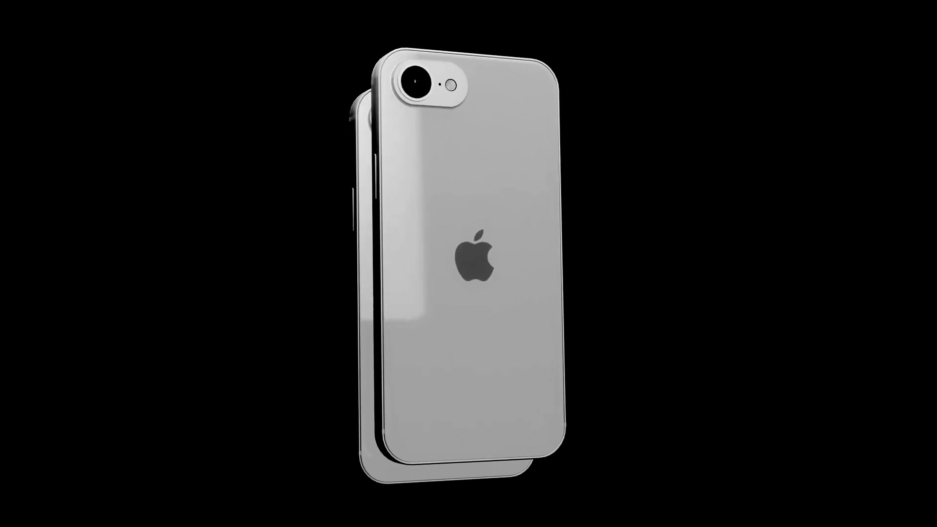 gray smartphone back view