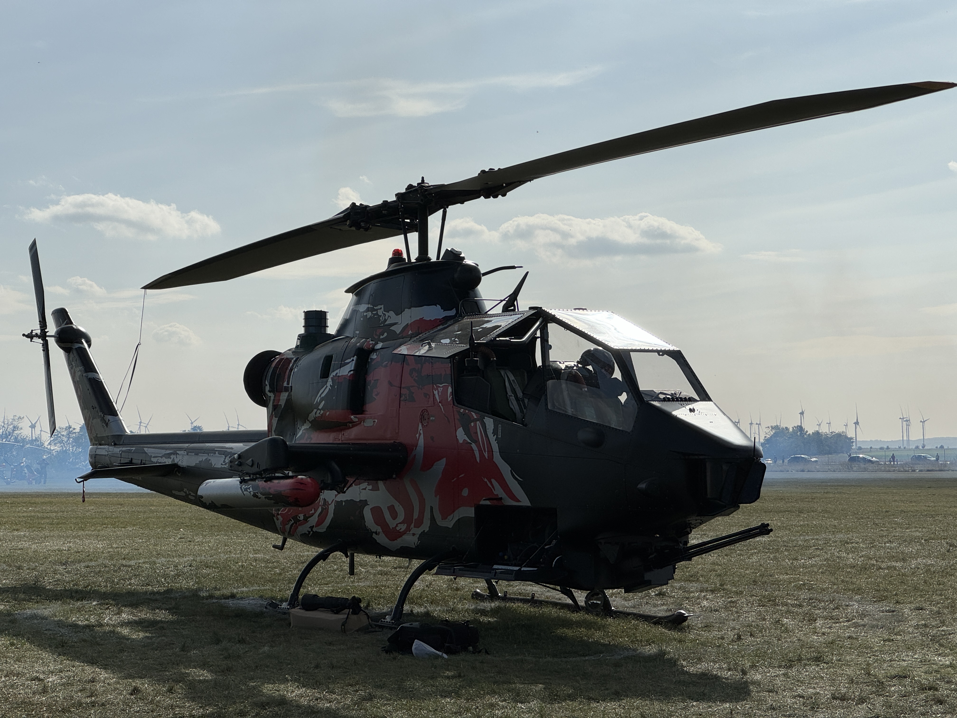 helicopter ground display